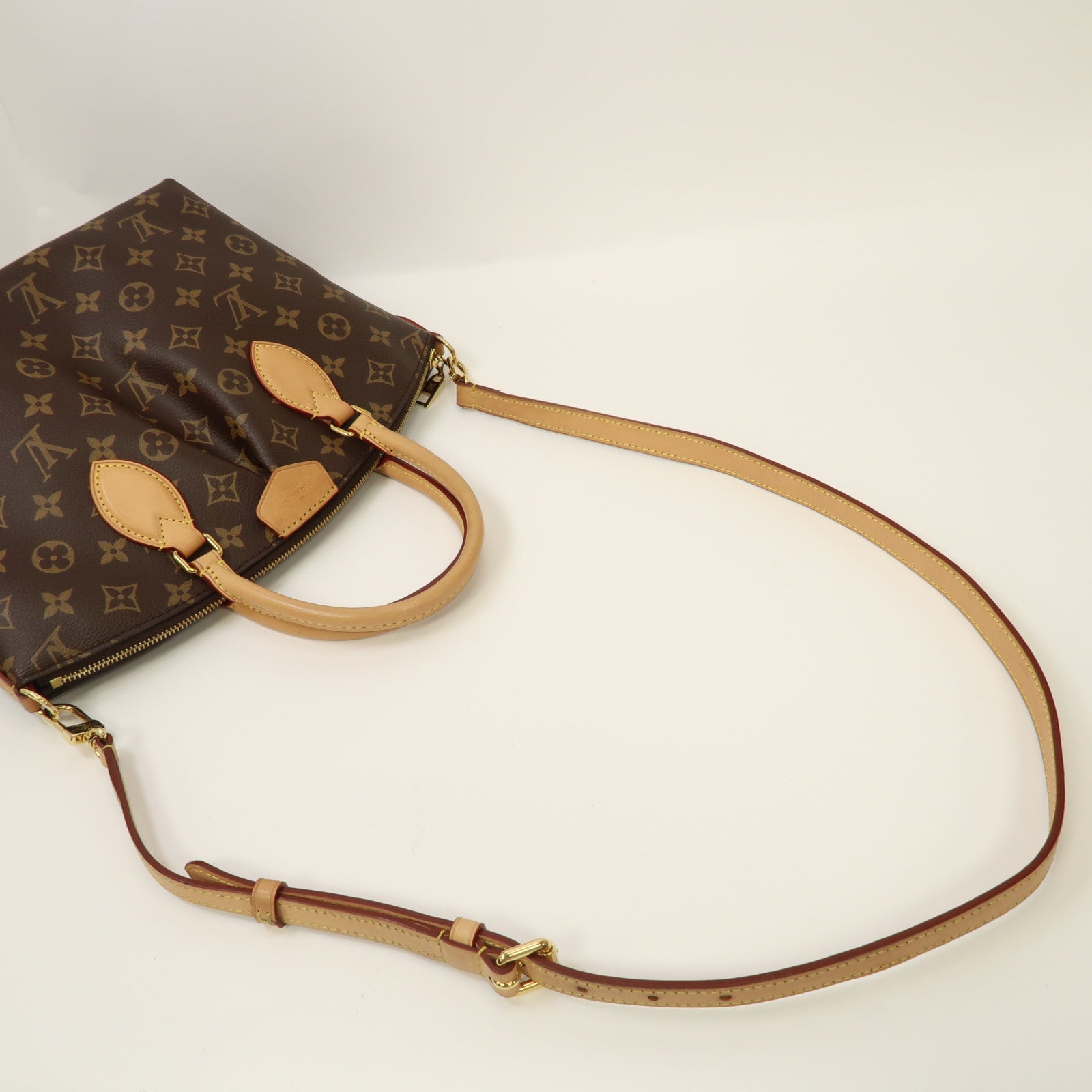 LOUIS VUITTON 【激減優惠】Monogram Boetie PM金扣手挽肩背兩用袋啡色