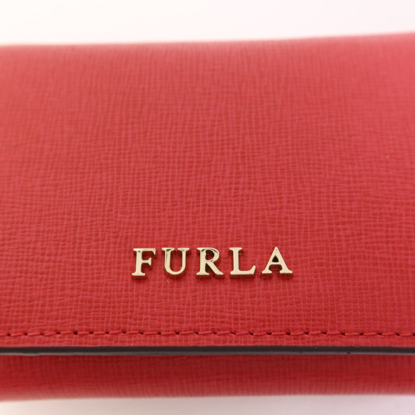 Furla 牛皮皮革Trifold Wallet金扣錢包