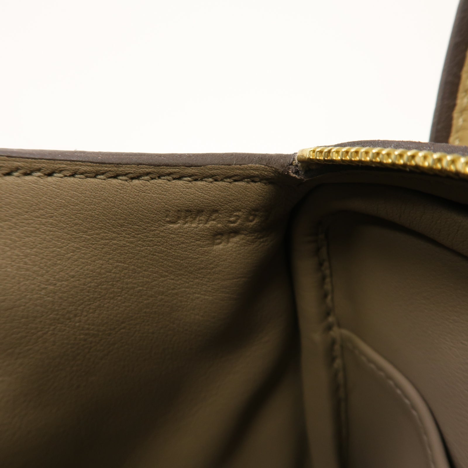 HERMES Clemence皮革Mini Lindy金扣肩背袋風衣卡其
