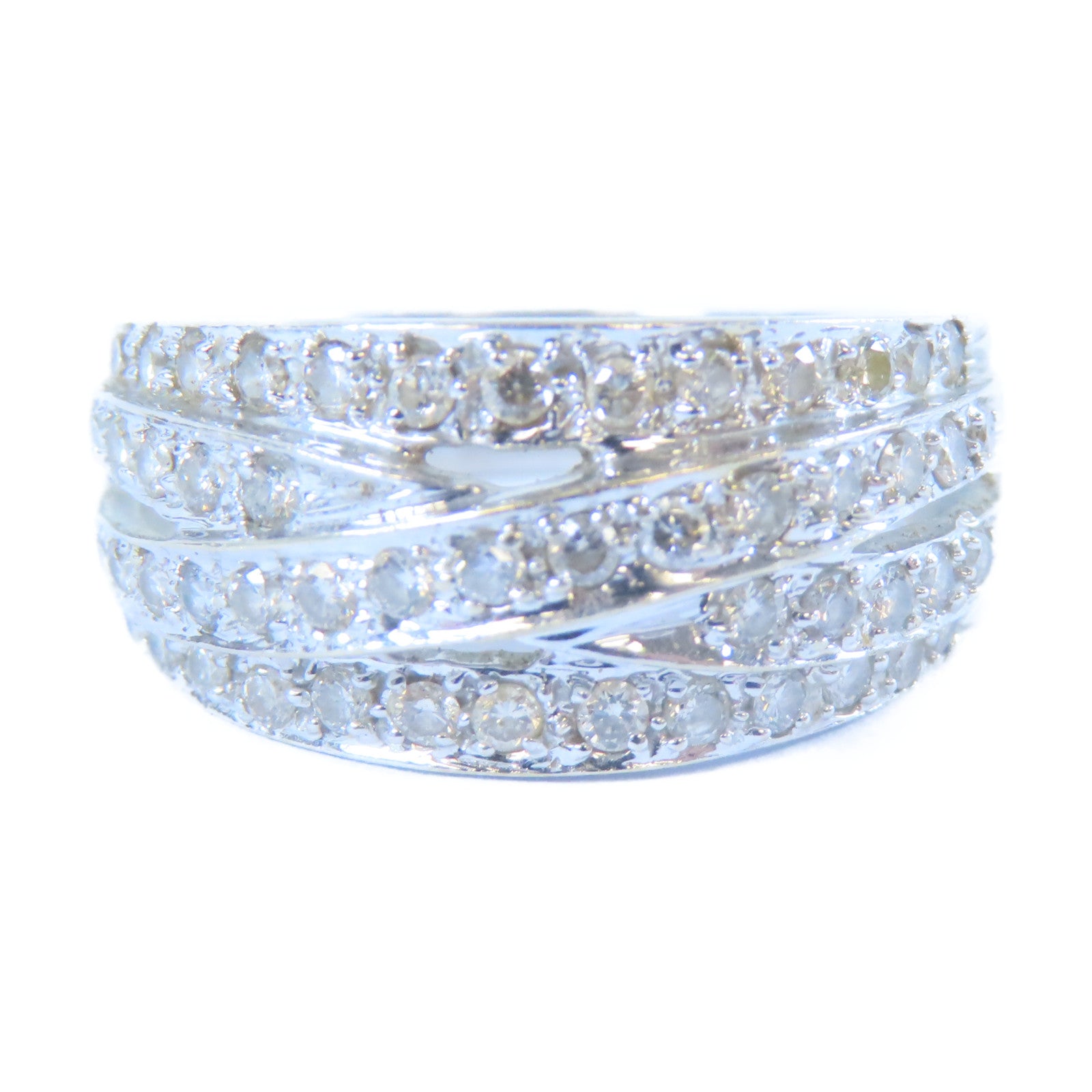 JEWELRY 【激減優惠】18K白金Diamond Ring鑽石戒指US#6.25
