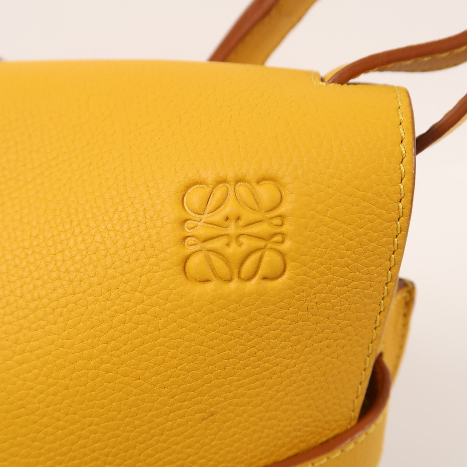 LOEWE 牛皮皮革Gate金扣肩背袋