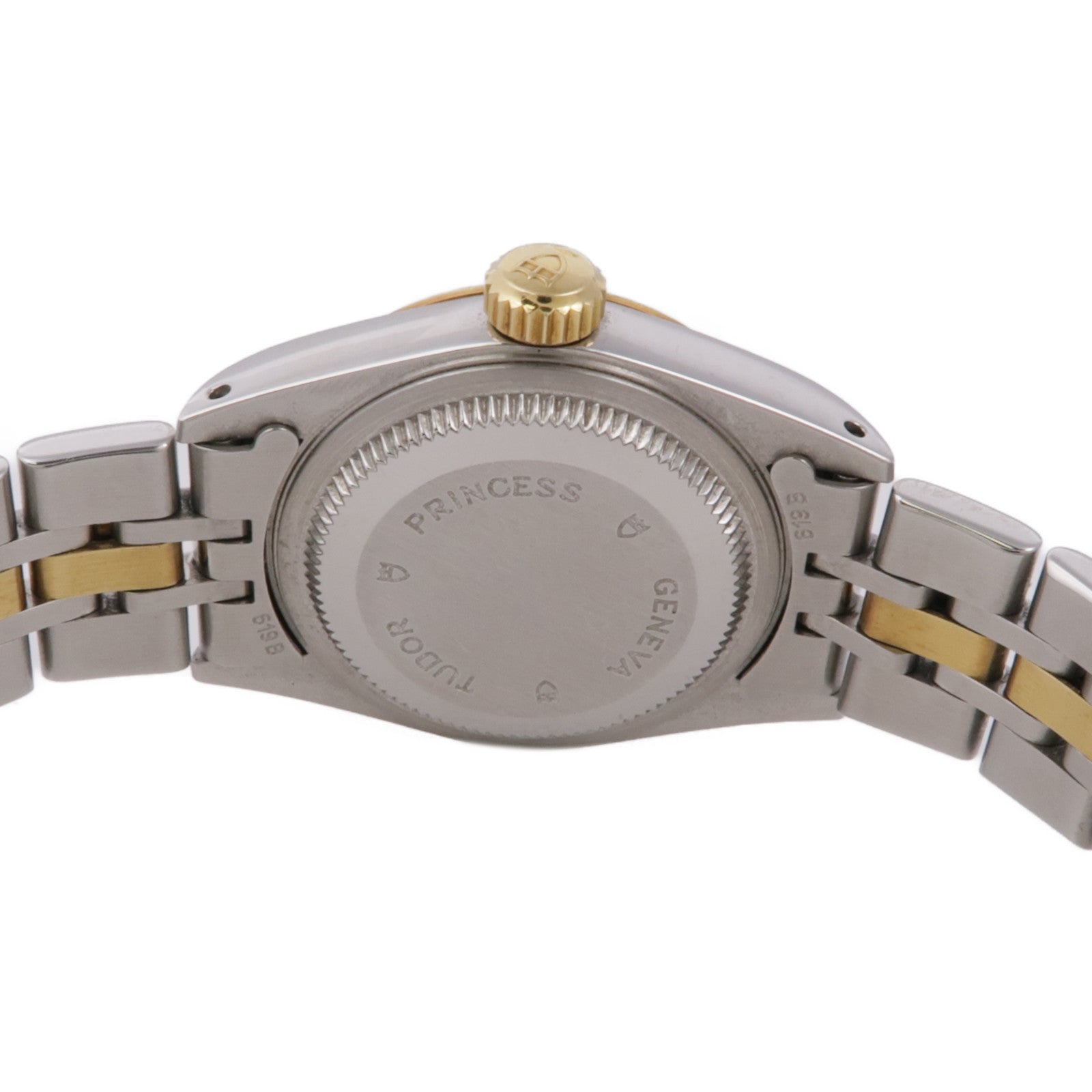 TUDOR Princess Date 18K黃金/不鏽鋼/鑽石手錶自動機芯