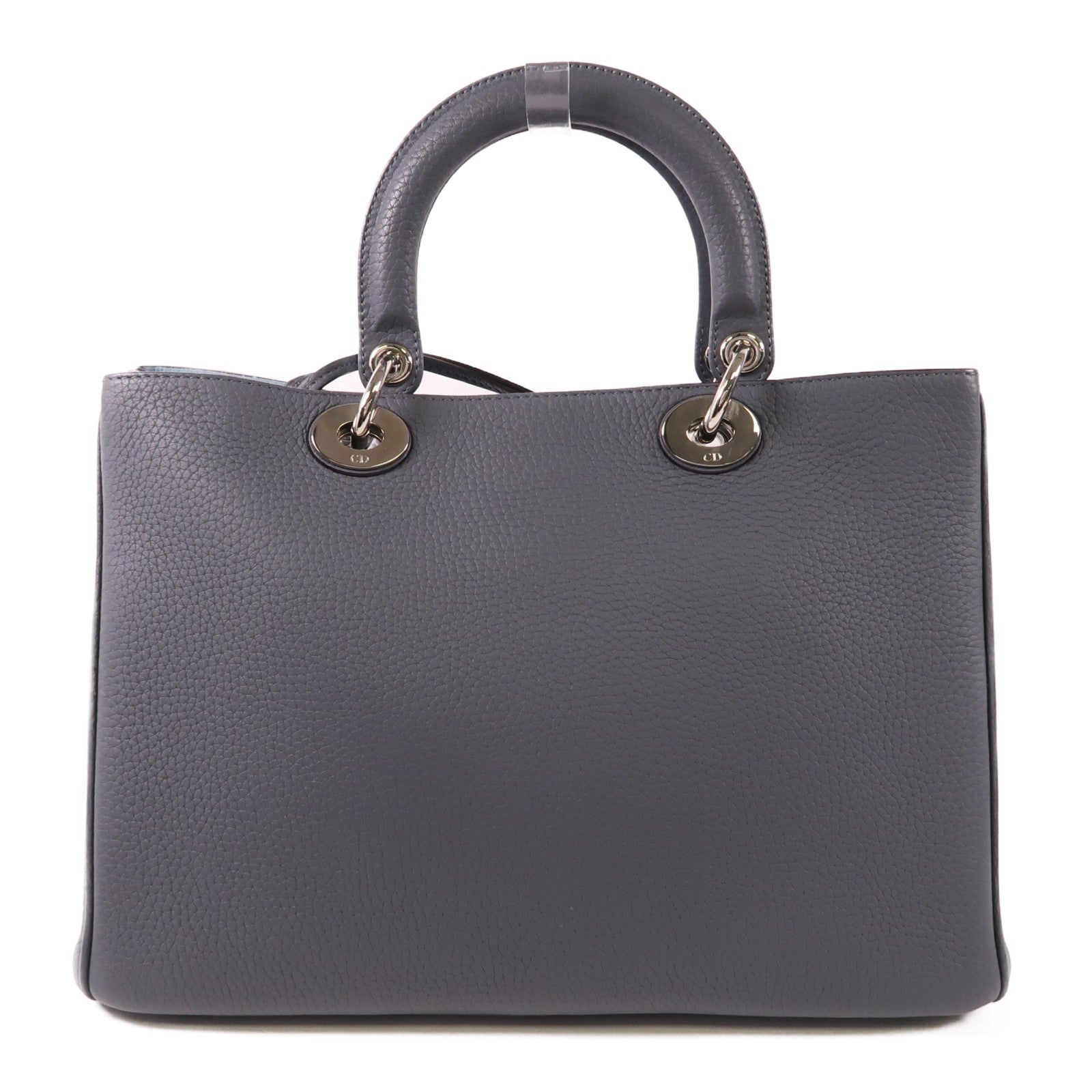 Dior 牛皮皮革Diorissimo銀扣手挽肩背兩用袋