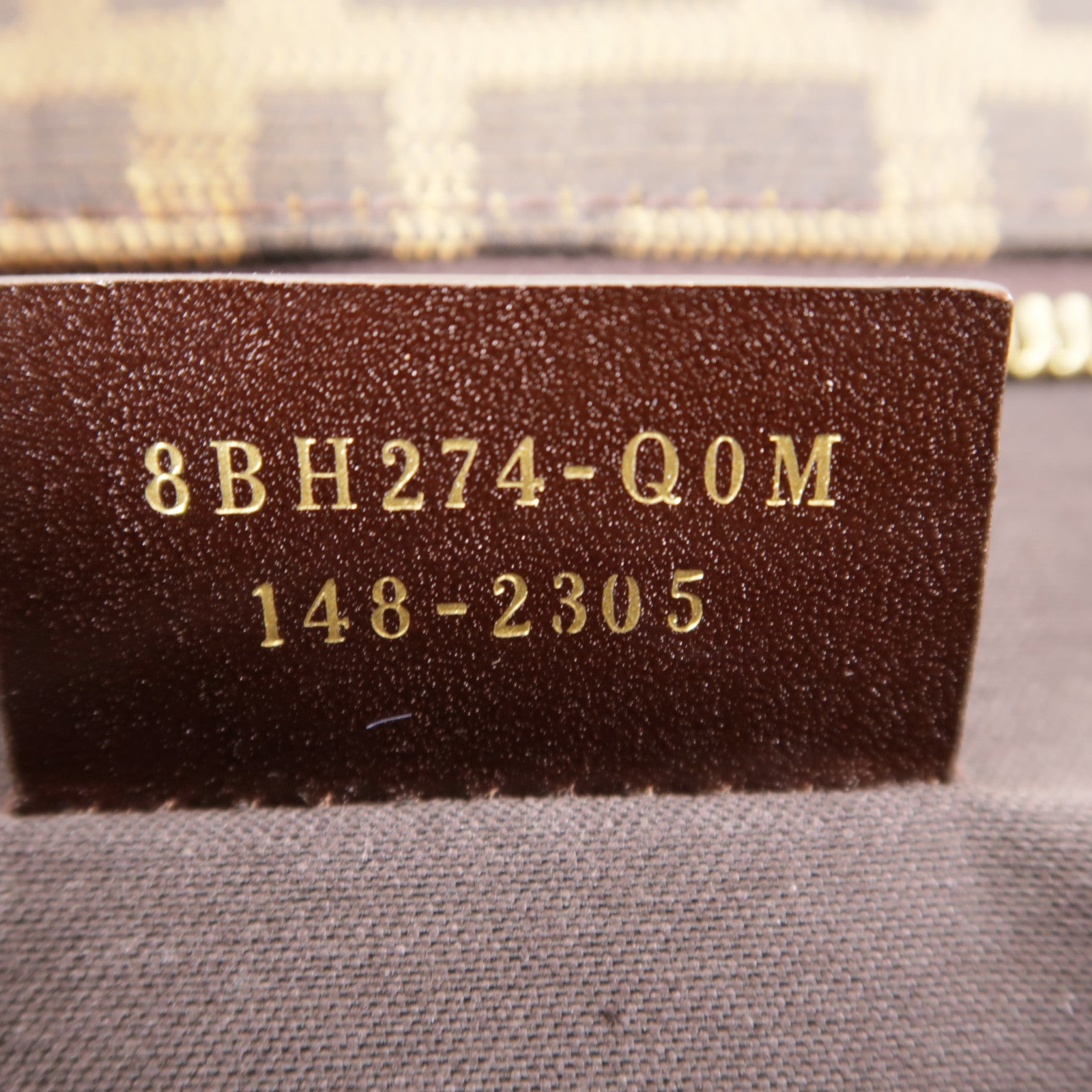 FENDI 帆布Tote Bag金扣手挽袋