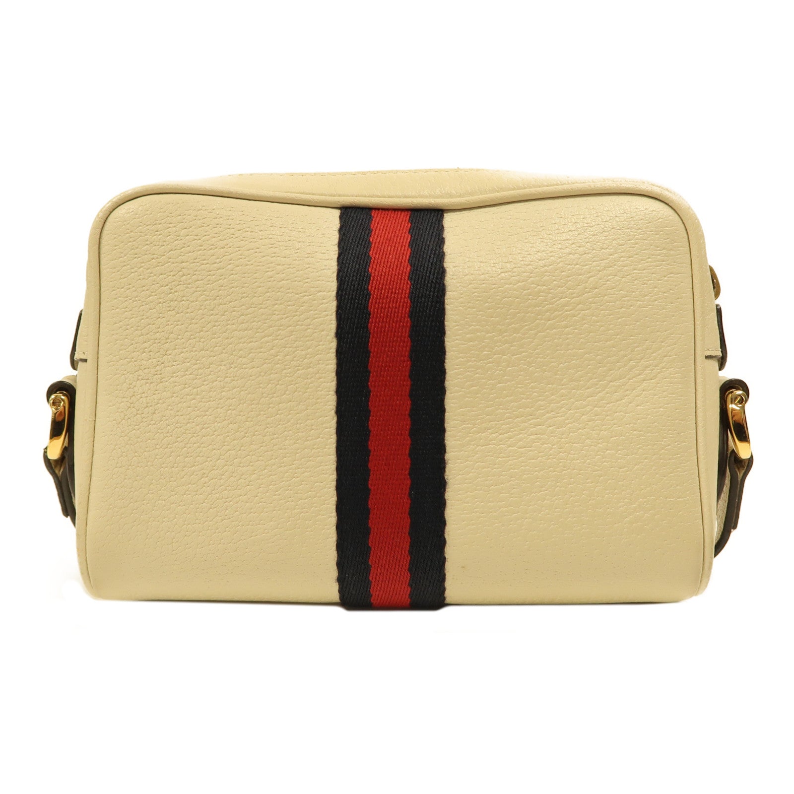GUCCI 牛皮皮革Shoulder Bag金扣肩背袋白色