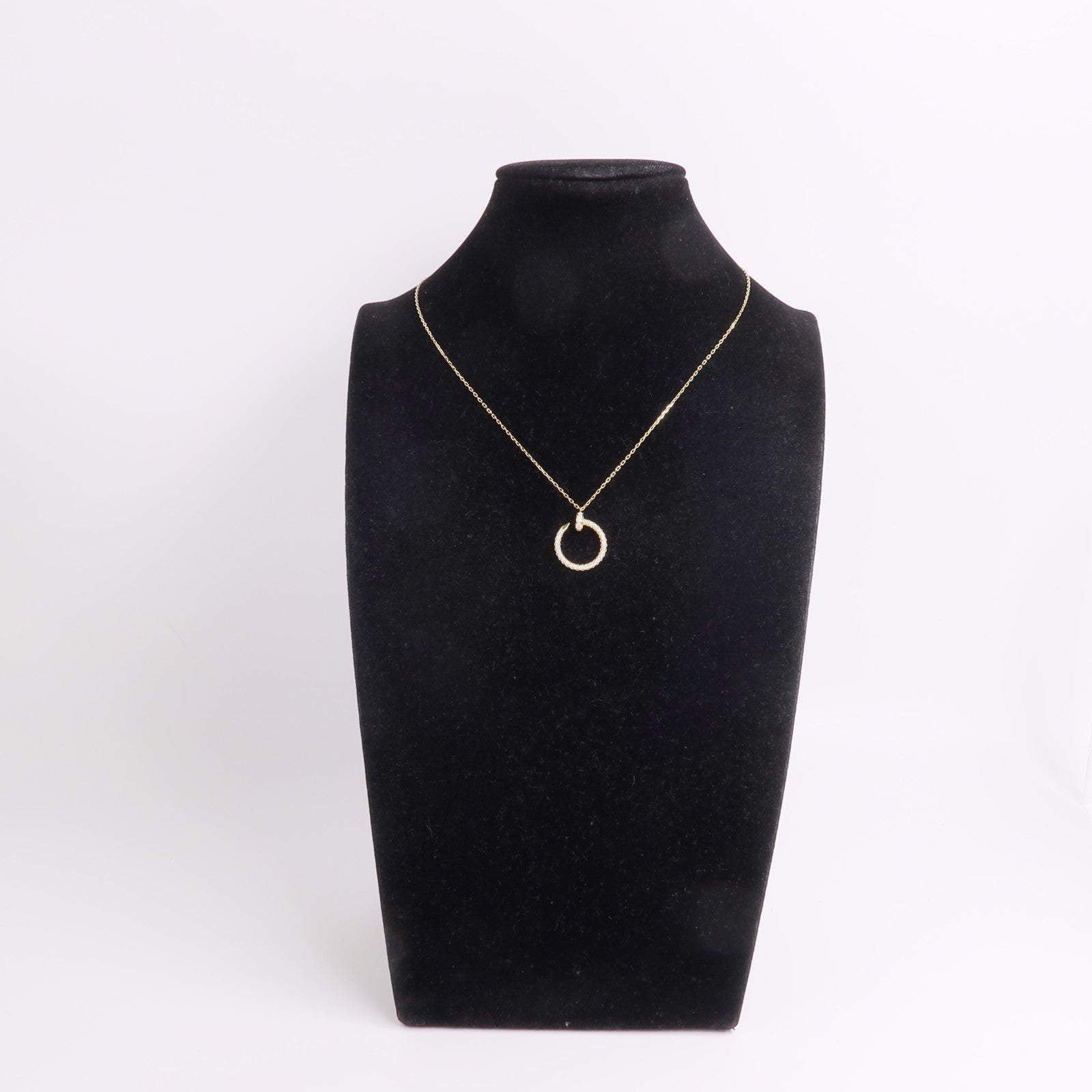 CARTIER 18K黃金Juste Un Clou鑽石項鍊