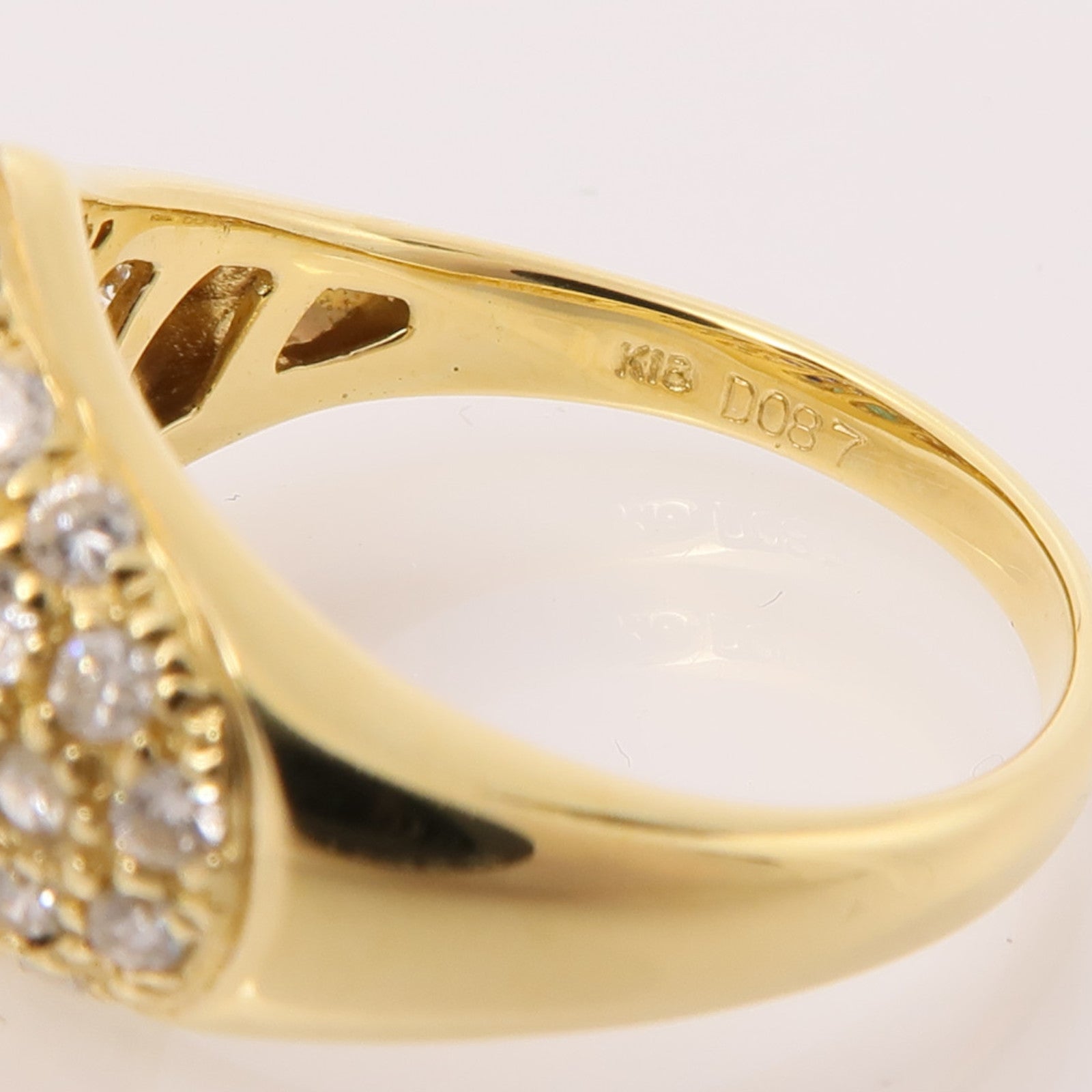 JEWELRY 18K黃金Sapphire/Emerald/Diamond Ring藍寶石/綠寶石/鑽石戒指US#7