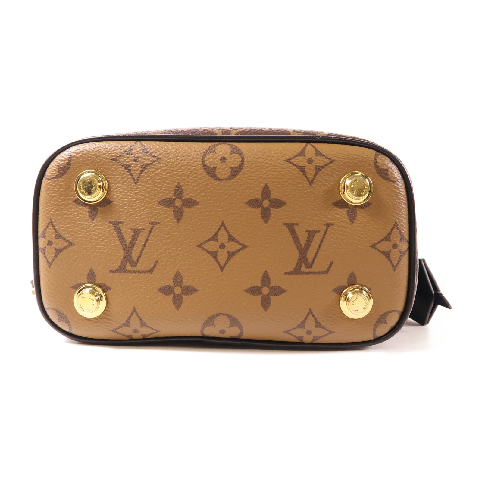 LOUIS VUITTON Monogram Reverse Vanity Chain Pouch金扣手挽肩背兩用袋