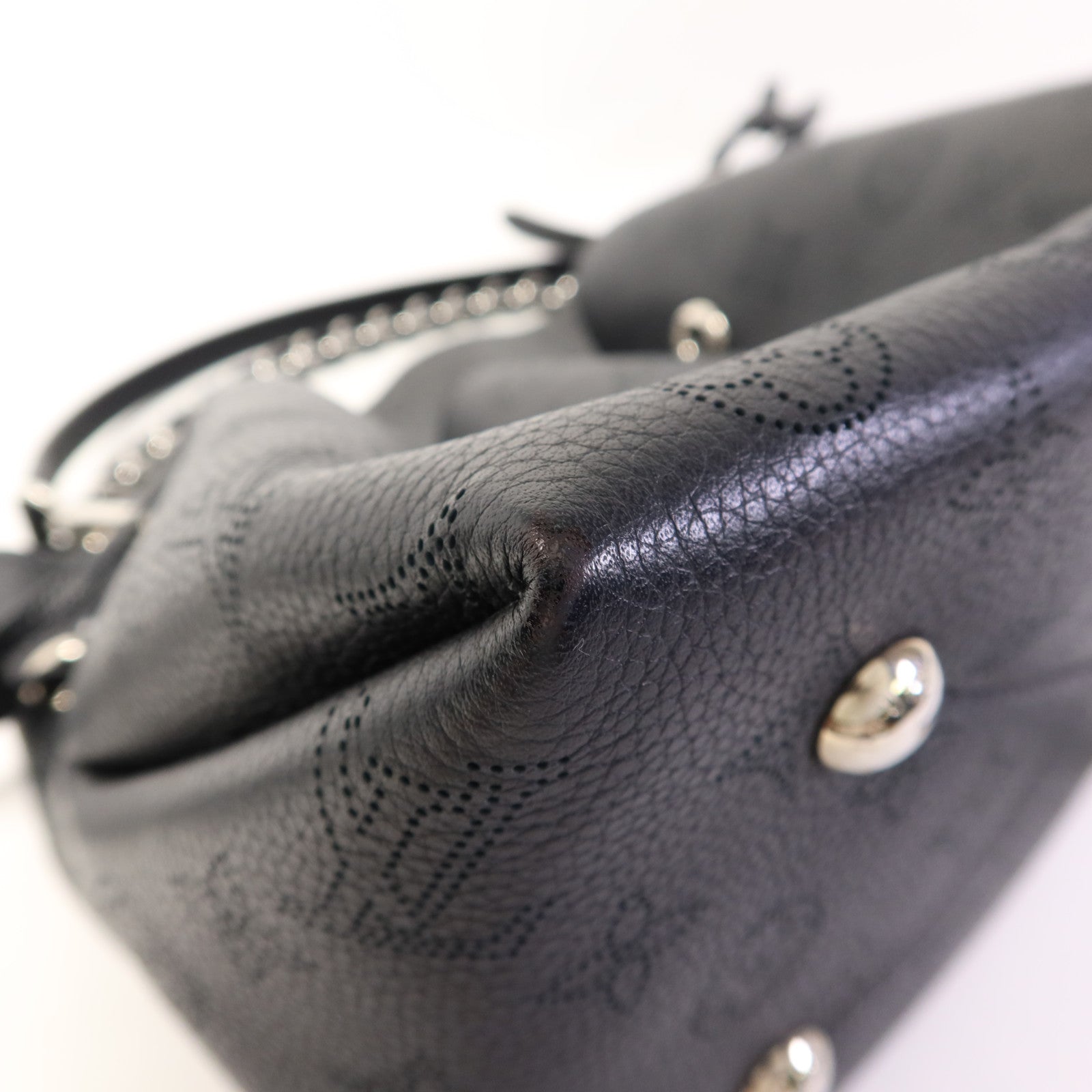 LOUIS VUITTON Mahina Bella銀扣手挽肩背兩用袋