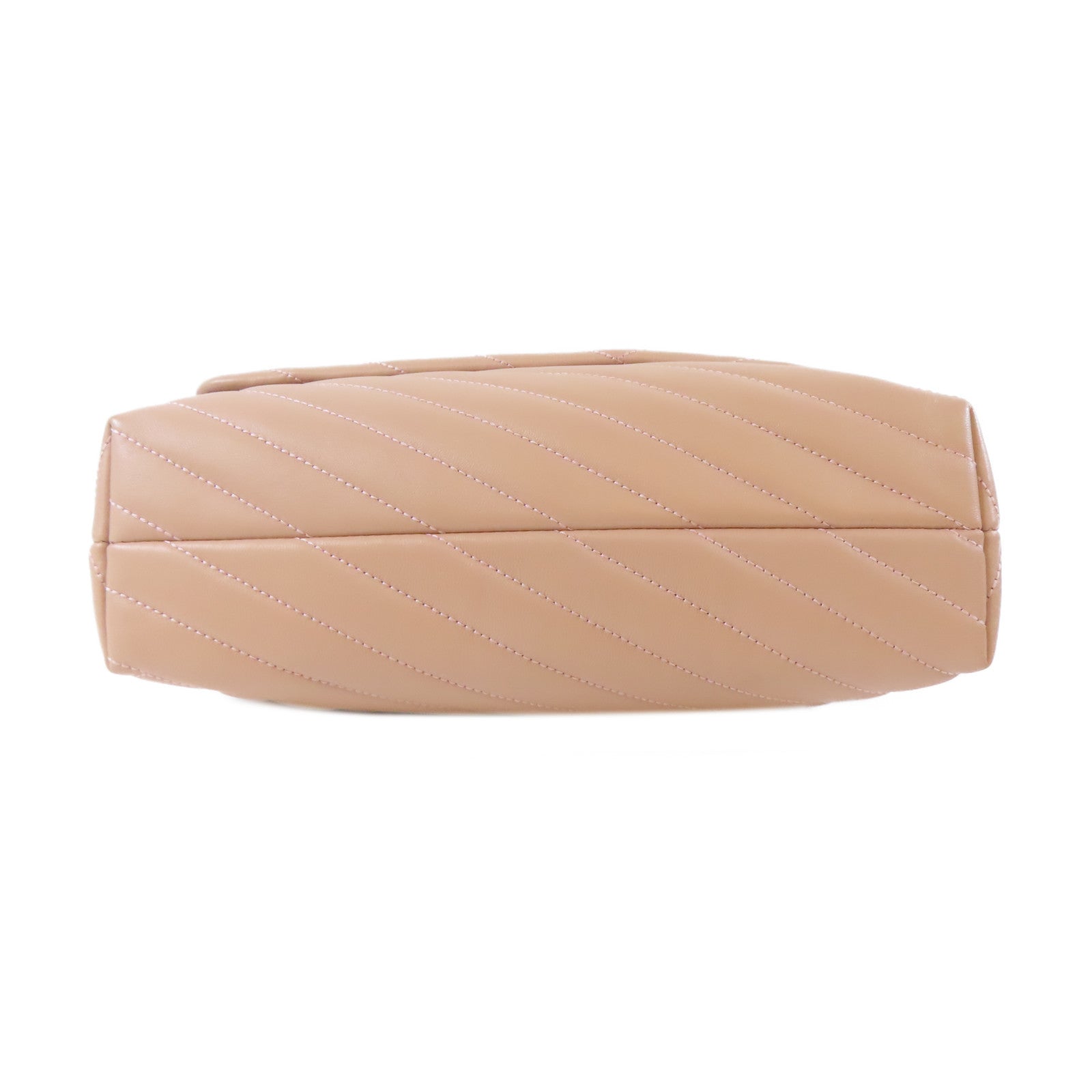 Tory Burch 【激減優惠】納帕皮革Kira Chevron Convertible Shoulder Bag金扣鏈帶肩背袋粉紅色