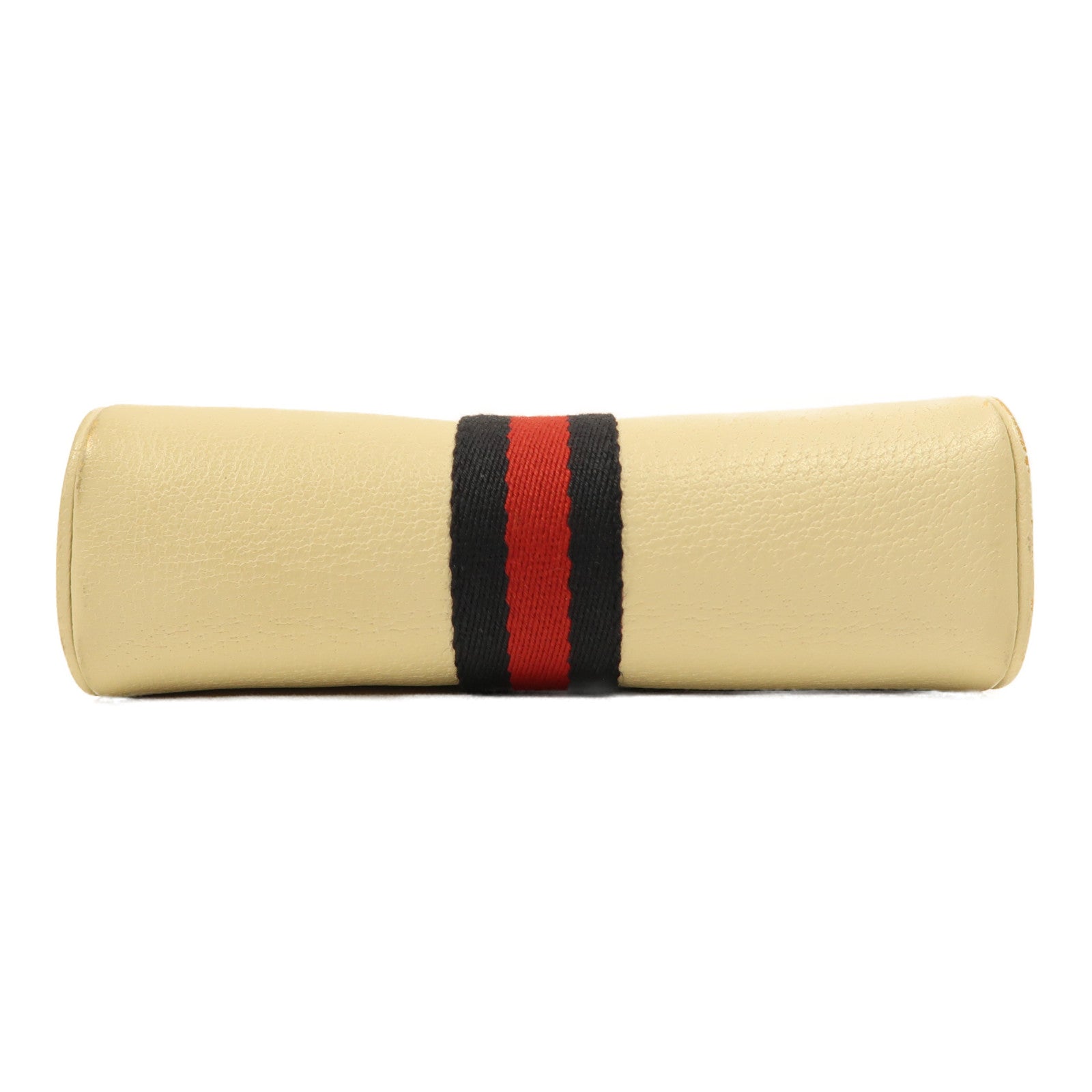 GUCCI 牛皮皮革Shoulder Bag金扣肩背袋白色