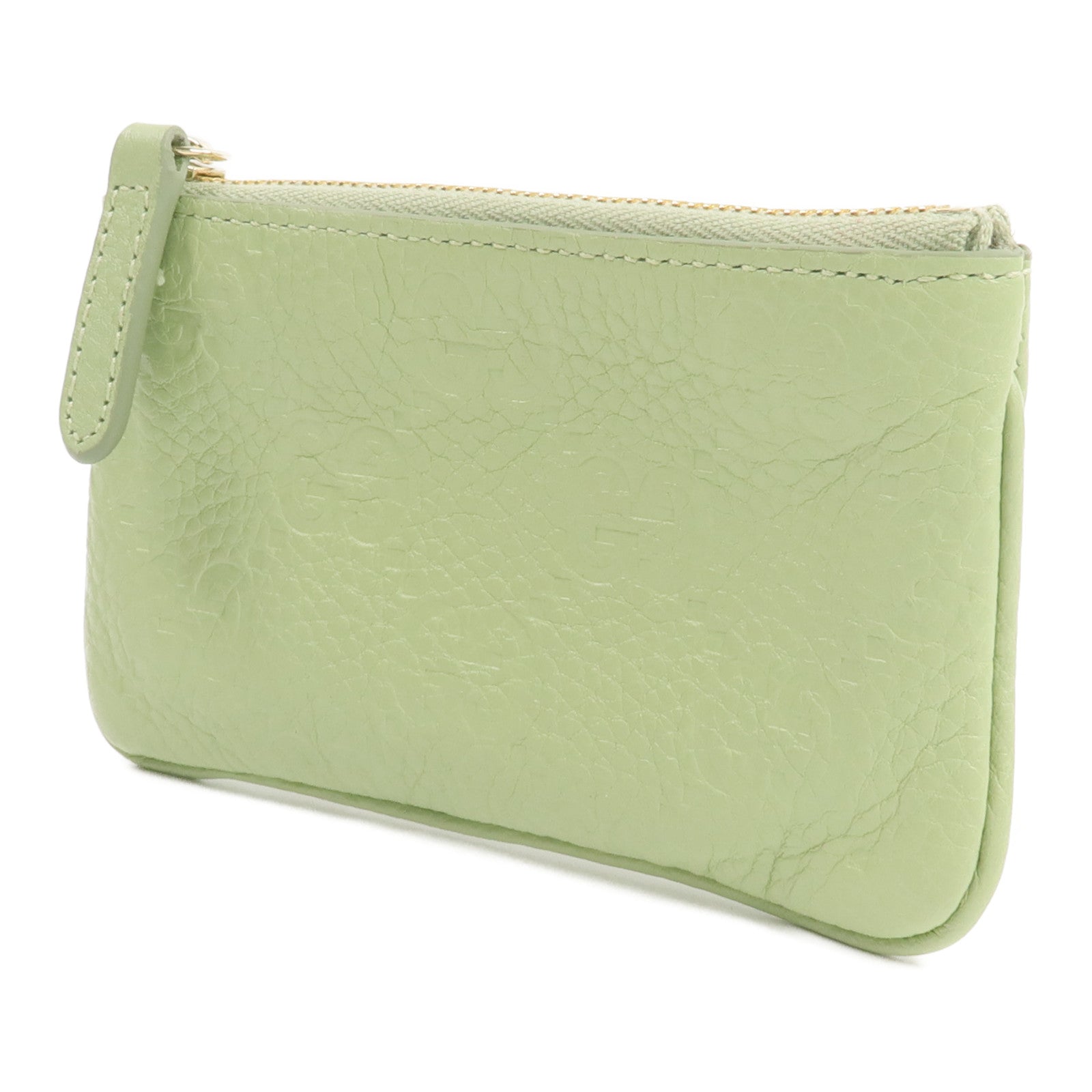 GUCCI 牛皮皮革GG Emblem Key&Coins Case
