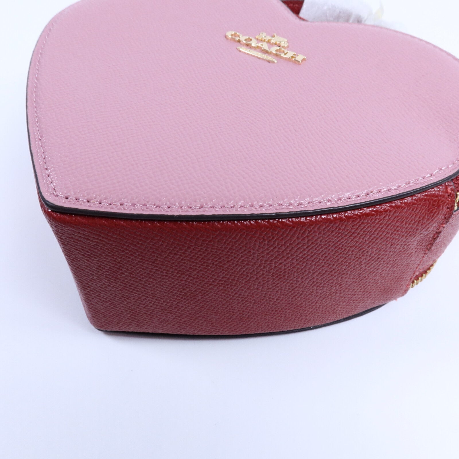 COACH 牛皮皮革Heart Crossbody In Colorblock手挽肩背兩用袋