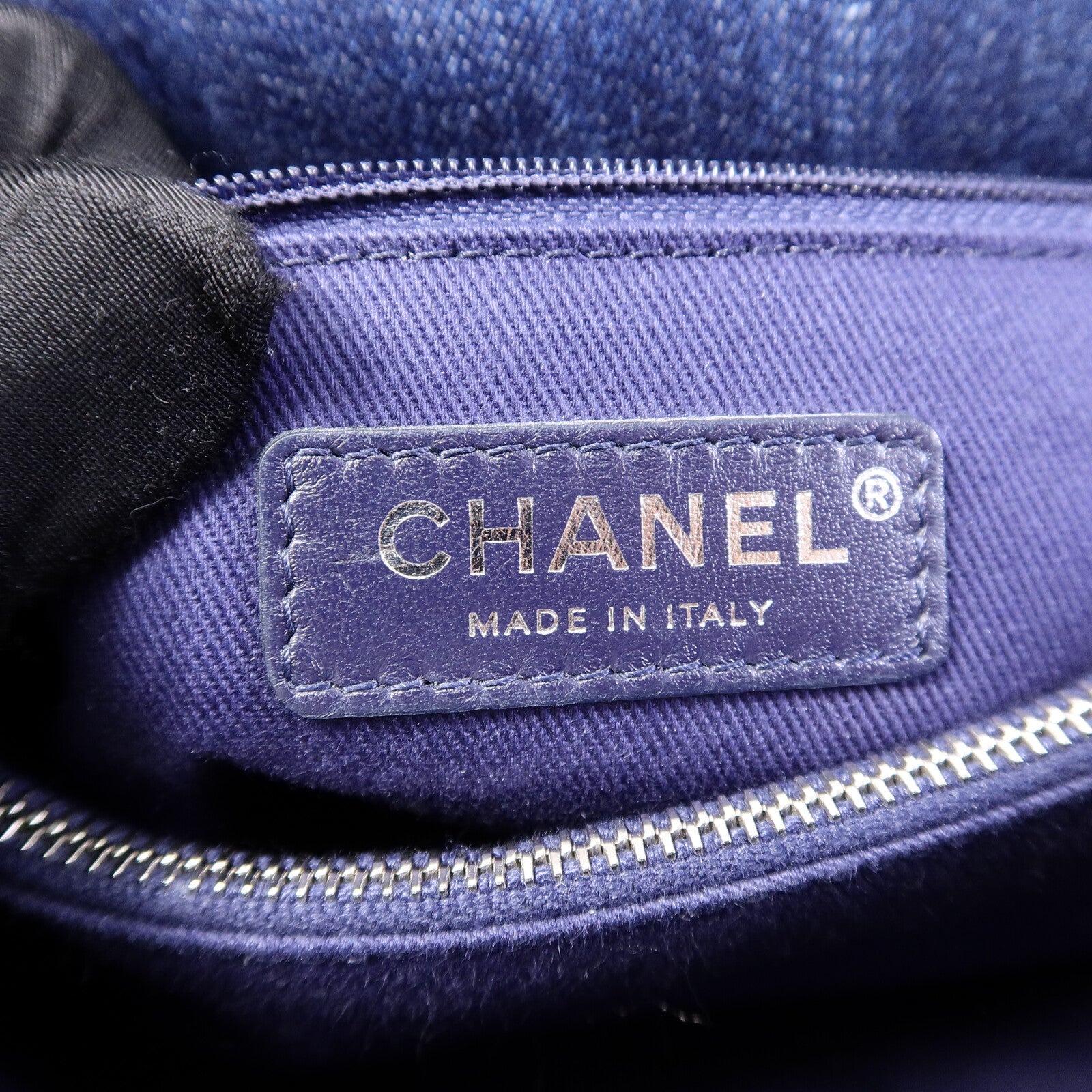 CHANEL 牛仔布Coco Handle手挽肩背兩用袋