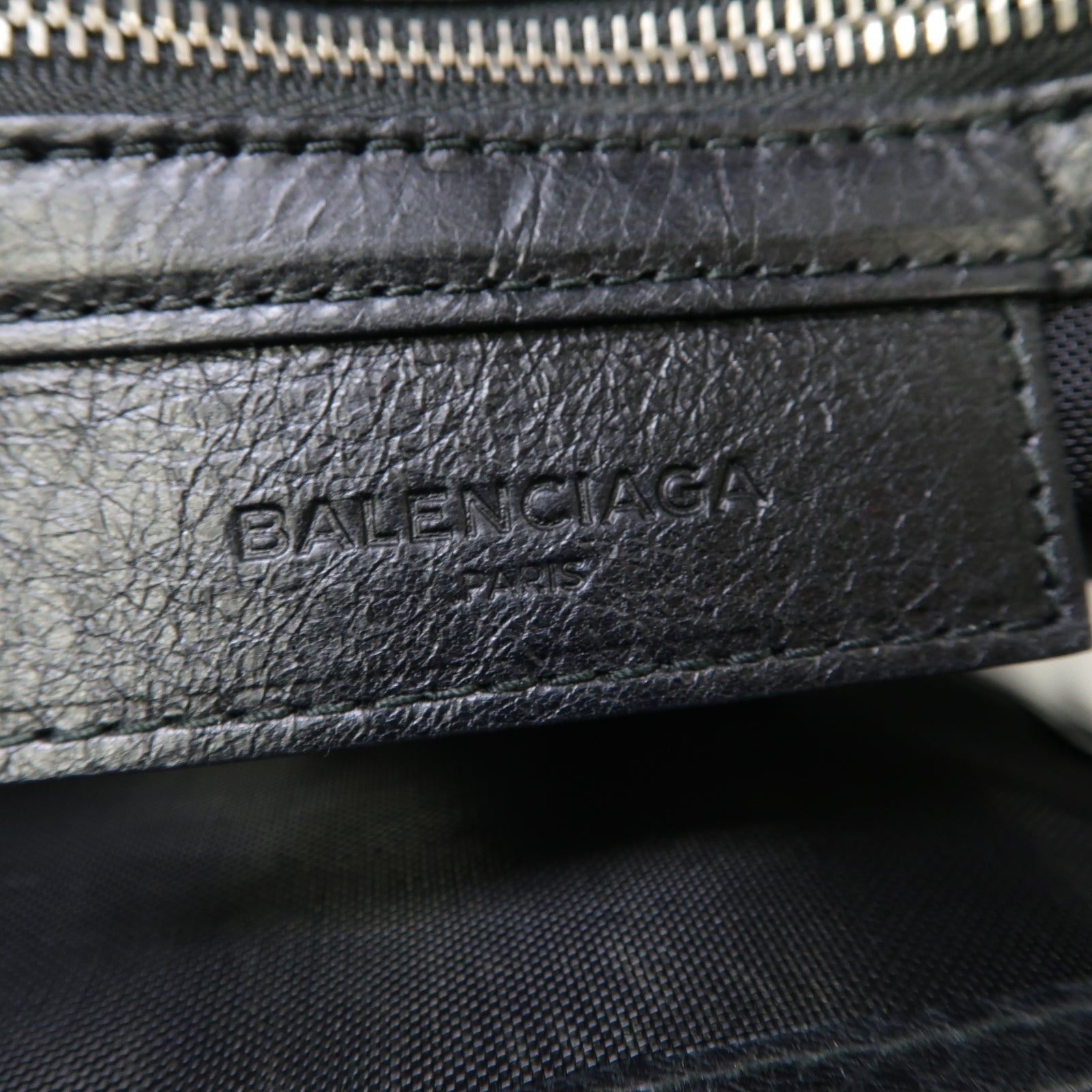 BALENCIAGA 【激減優惠】聚酯纖維2way Shoulder Bag銀扣手挽肩背兩用袋黒色