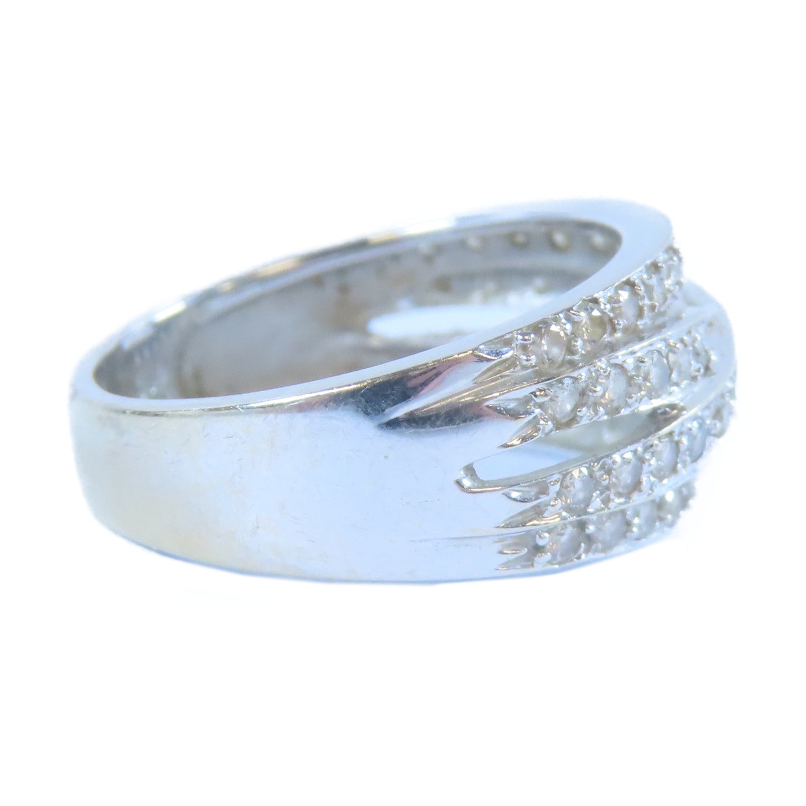 JEWELRY 【激減優惠】18K白金Diamond Ring鑽石戒指US#6.25