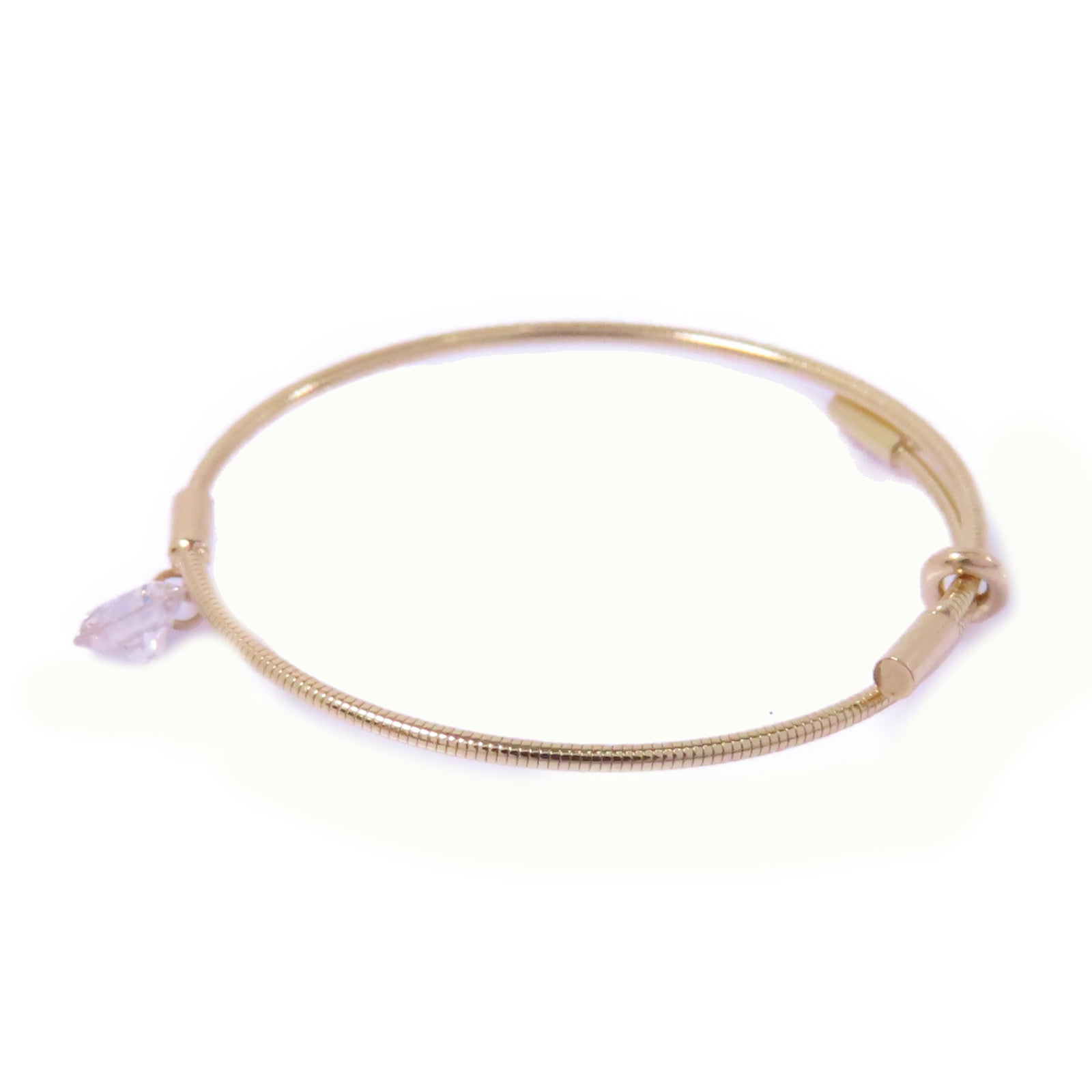 JEWELRY 18K黄金Diamond Ring 0.07ct鑽石戒指US#7