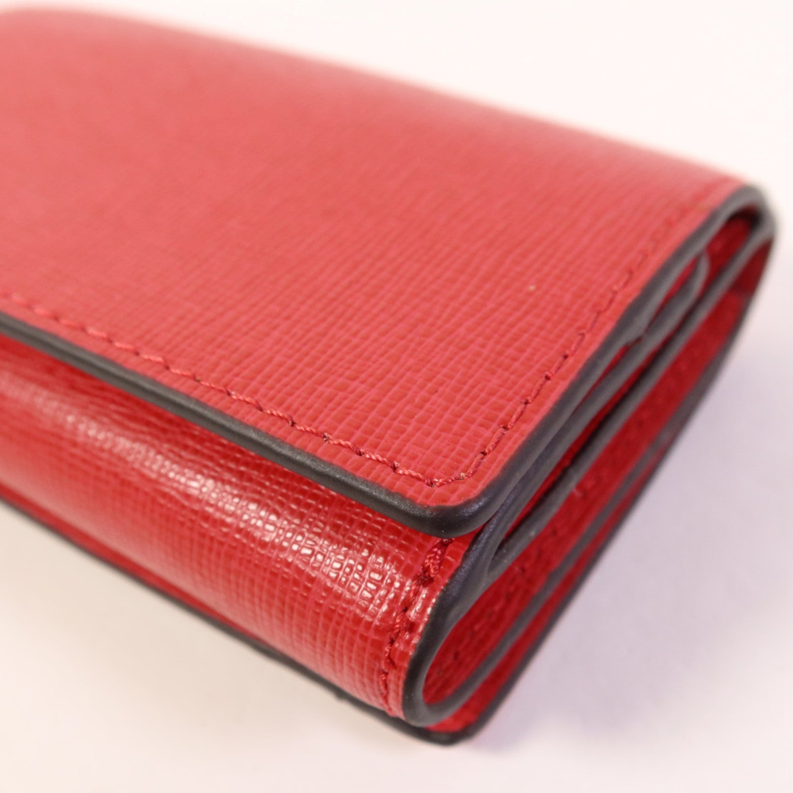 Furla 牛皮皮革Trifold Wallet金扣錢包