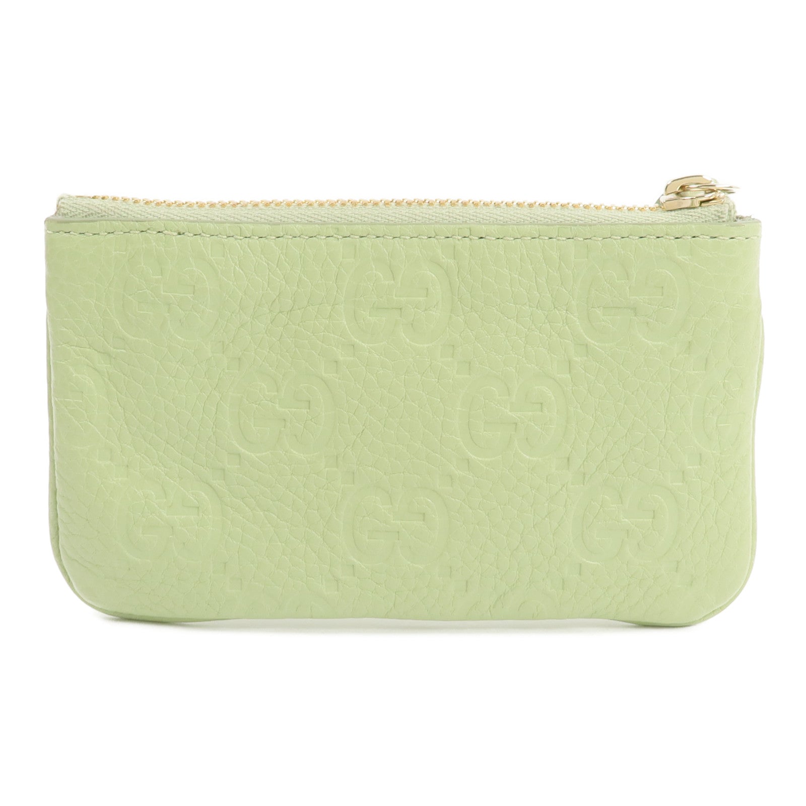 GUCCI 牛皮皮革GG Emblem Key&Coins Case