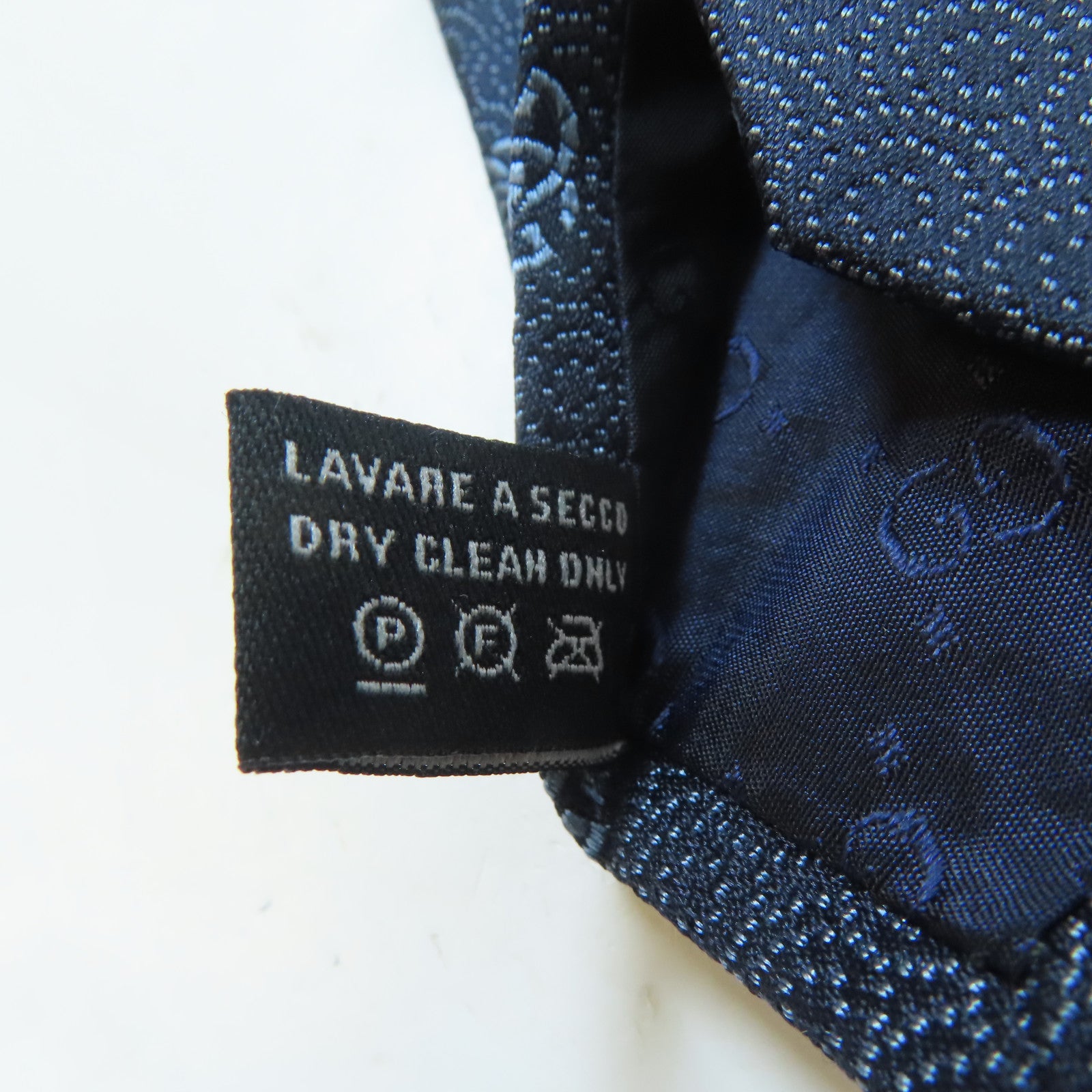 GUCCI 絲質Necktie領帶藍色