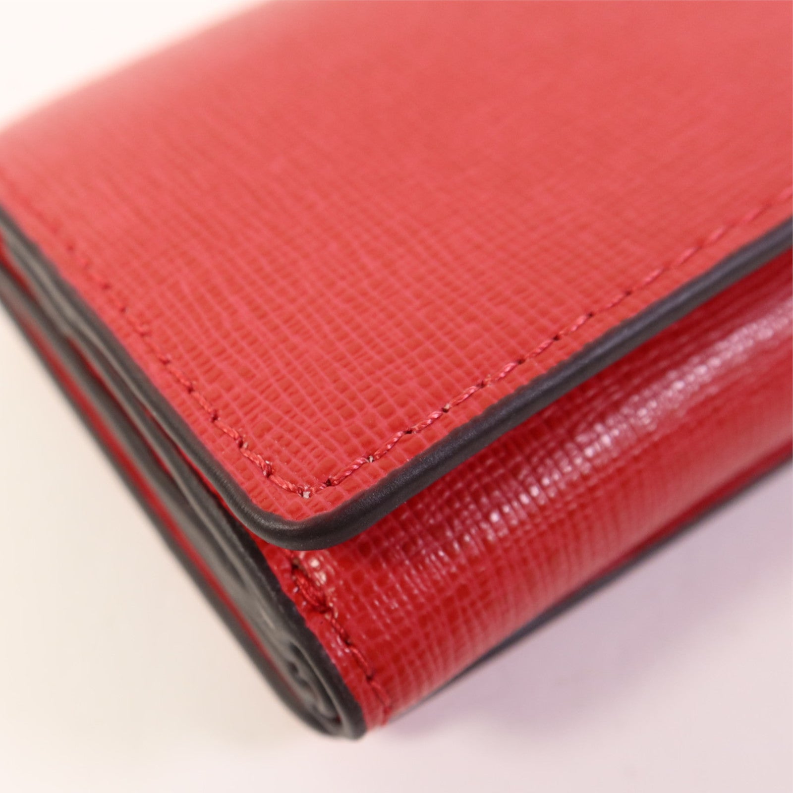 Furla 牛皮皮革Trifold Wallet金扣錢包