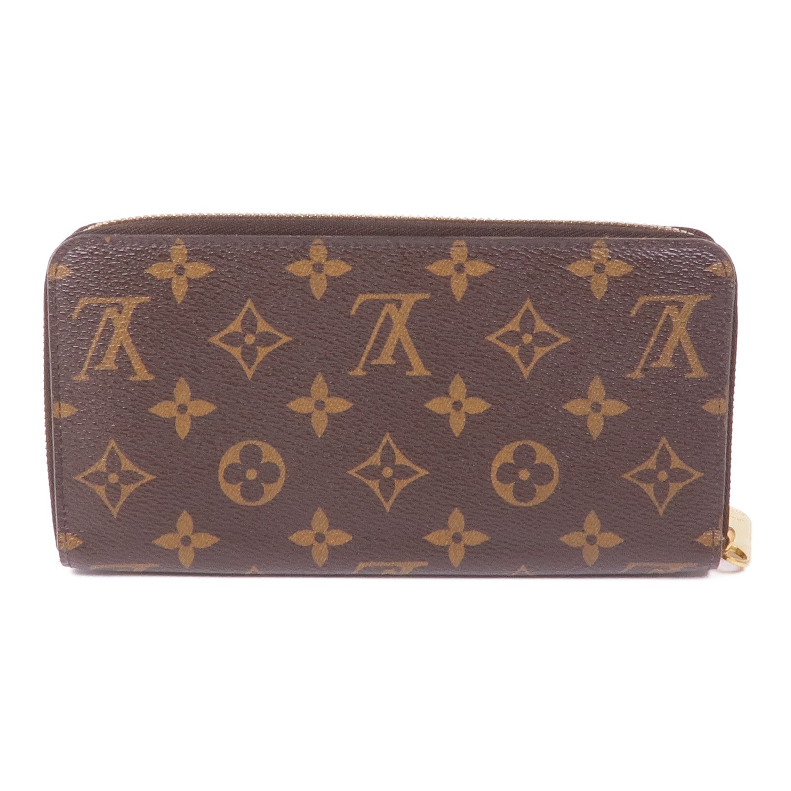 LOUIS VUITTON Monogram Zipper Long Wallet金扣長錢包