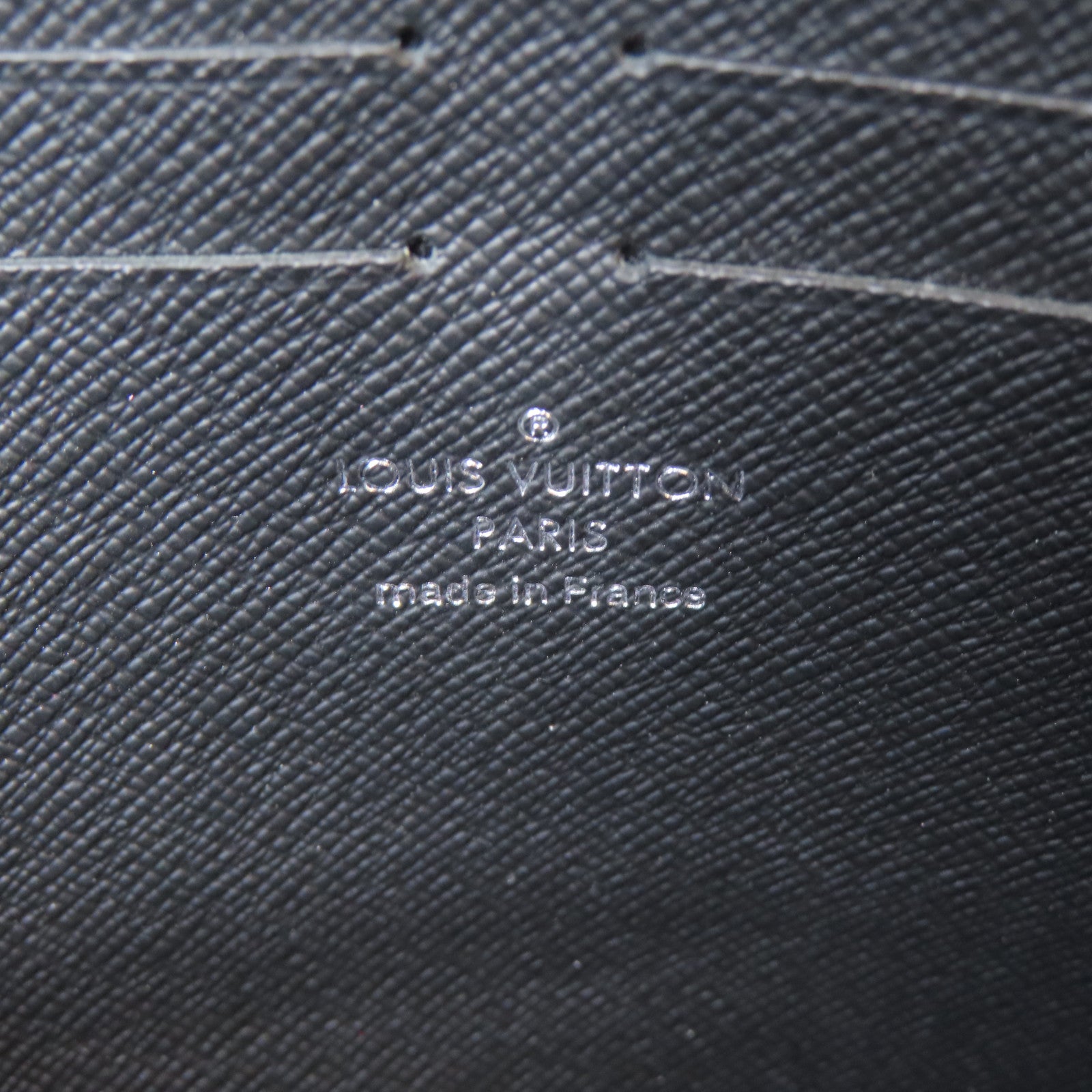 LOUIS VUITTON Damier Graphite Pochette Voyage銀扣手拿包黑色