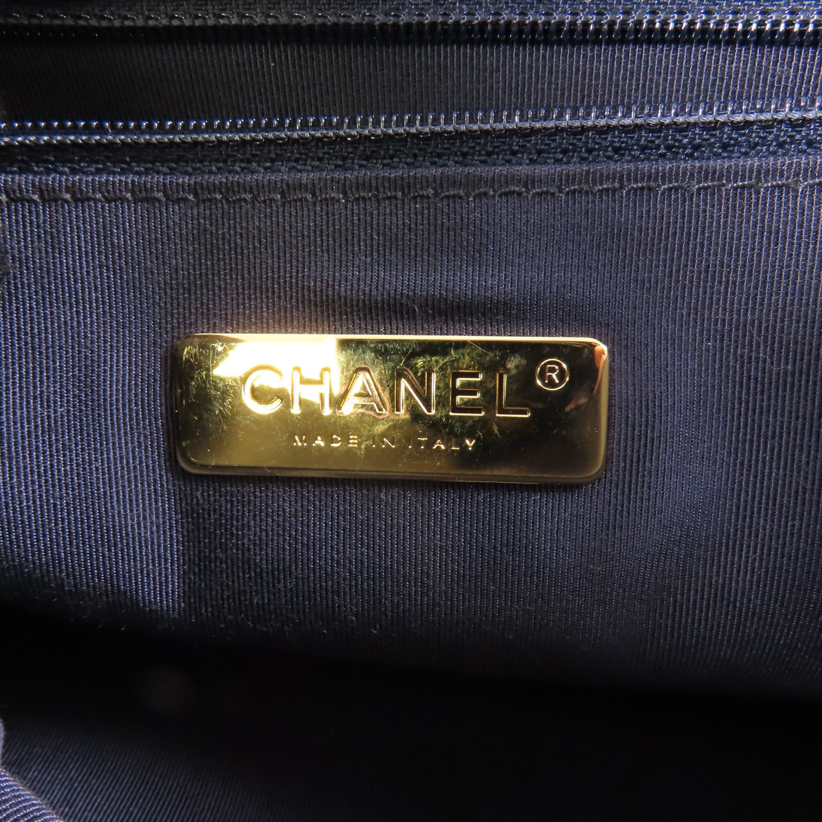 CHANEL 羊毛Ombre Large 19鏈帶手挽肩背兩用袋