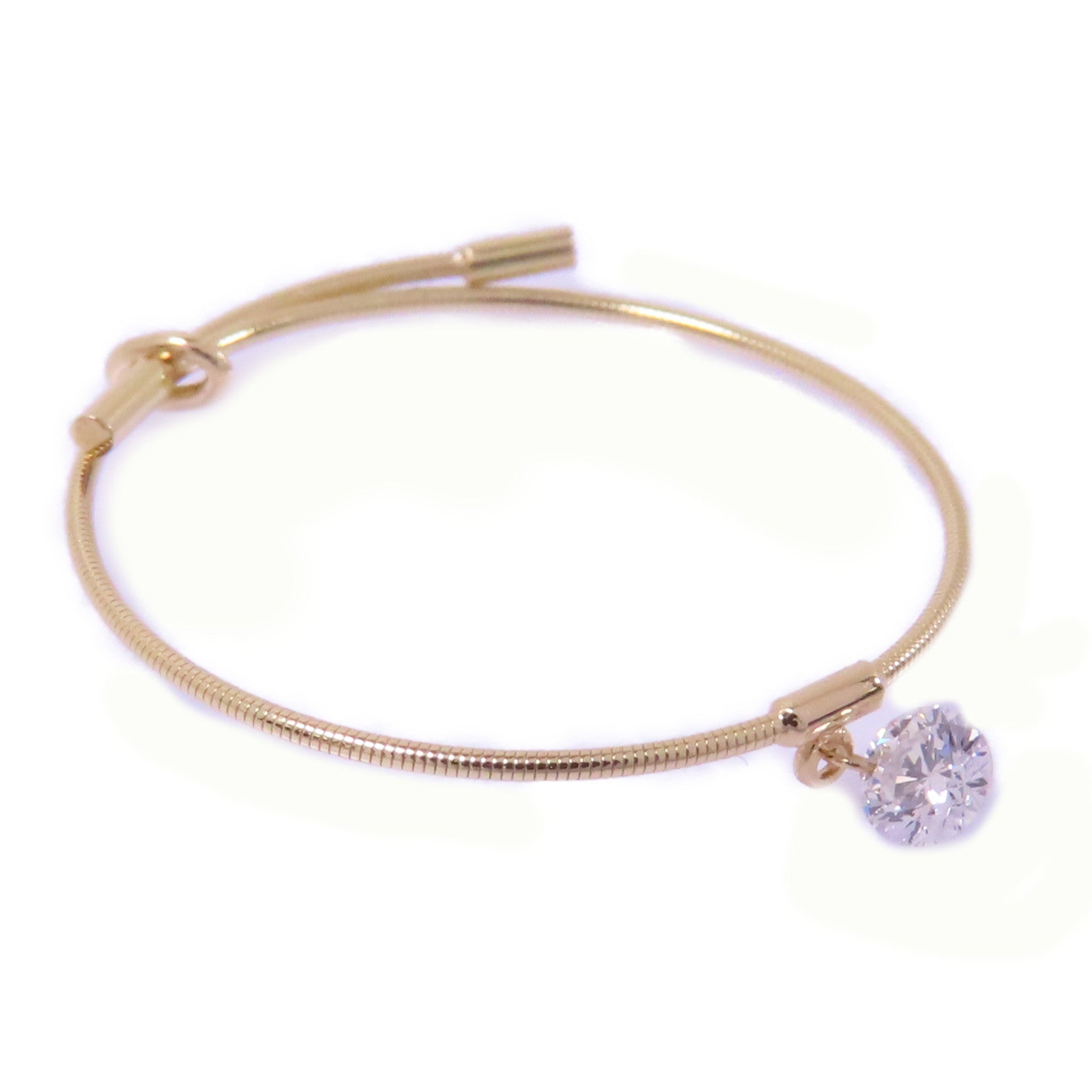 JEWELRY 18K黄金Diamond Ring 0.07ct鑽石戒指US#7