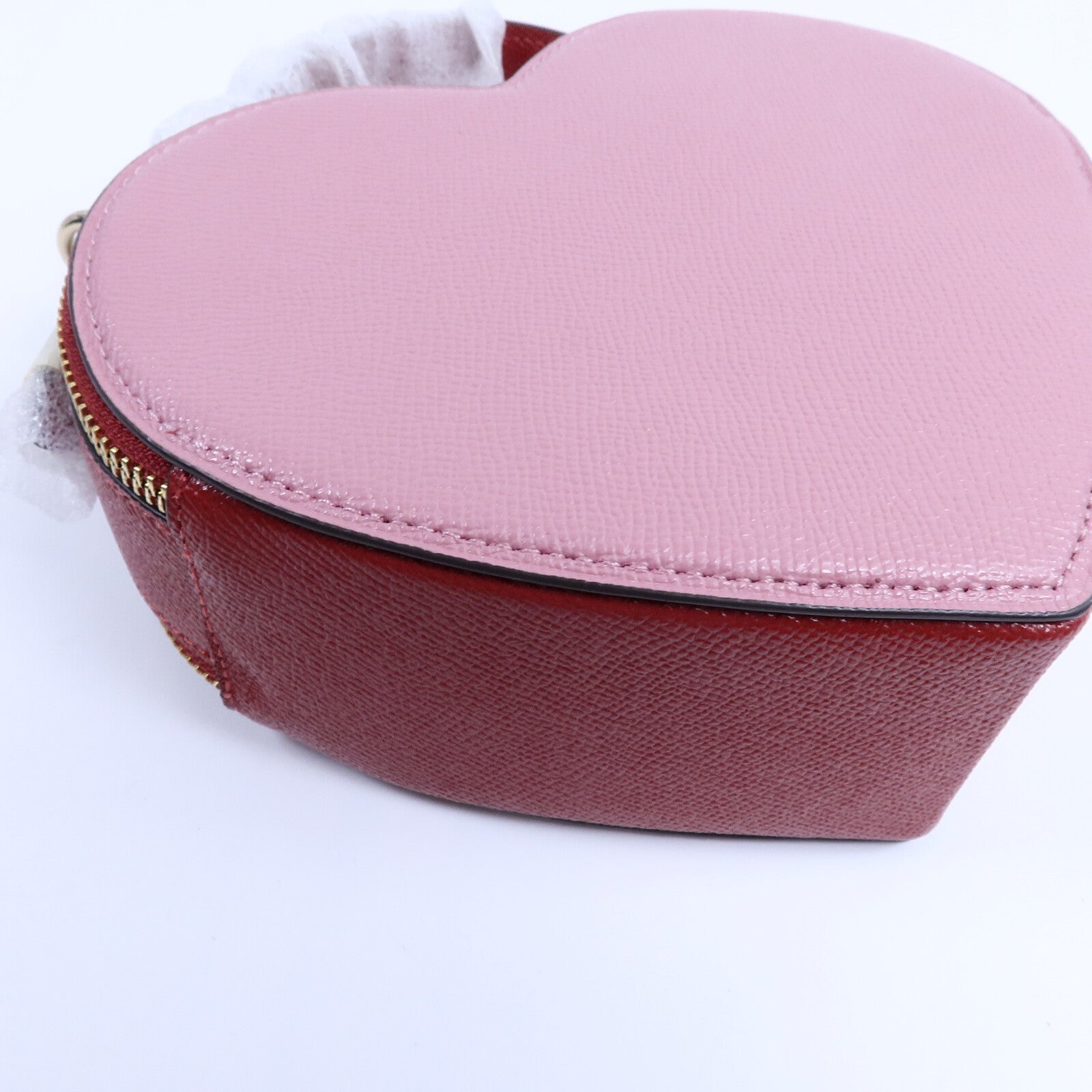 COACH 牛皮皮革Heart Crossbody In Colorblock手挽肩背兩用袋