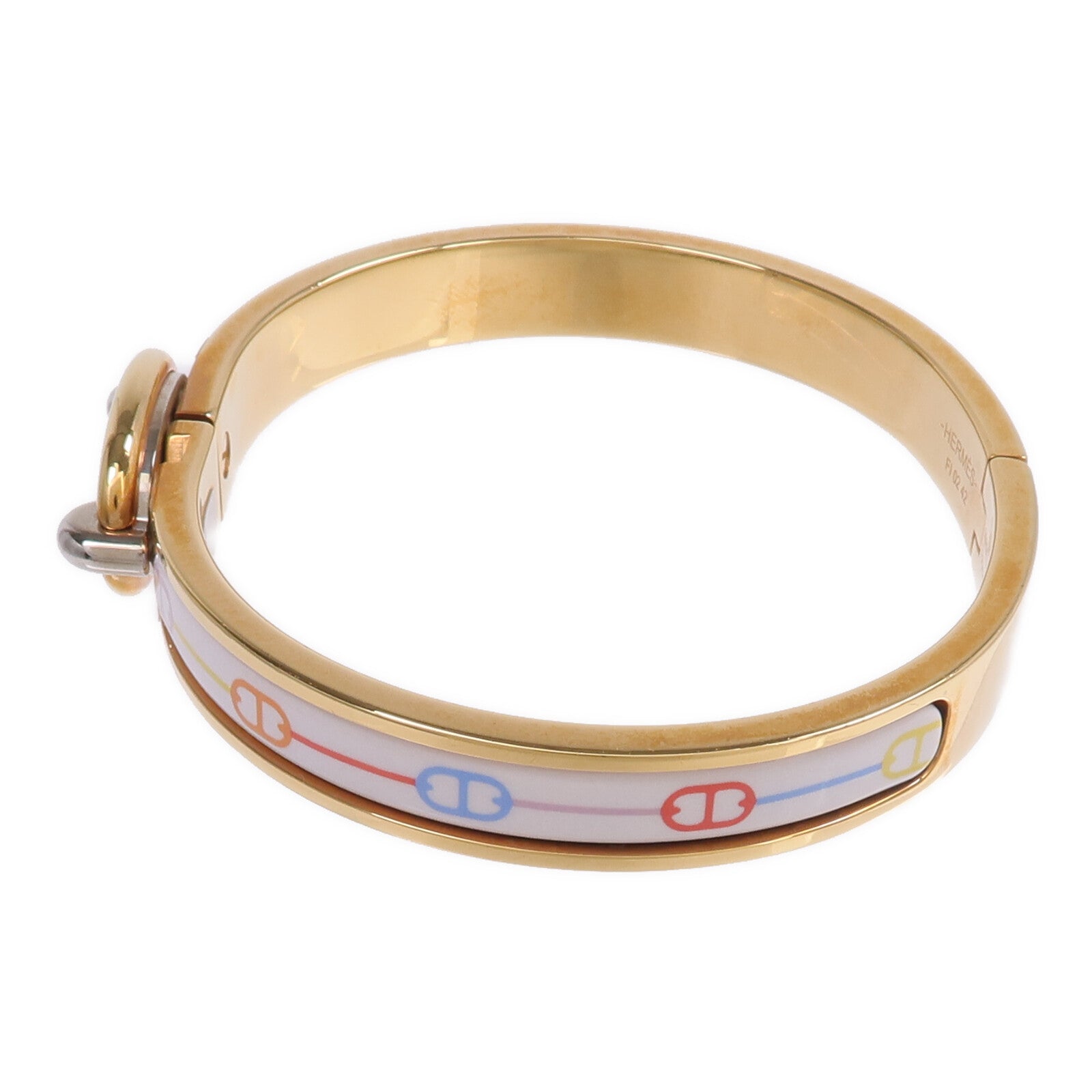 HERMES 金屬/琺瑯Mini Clic Chaine d'Ancre Bracelet手鐲