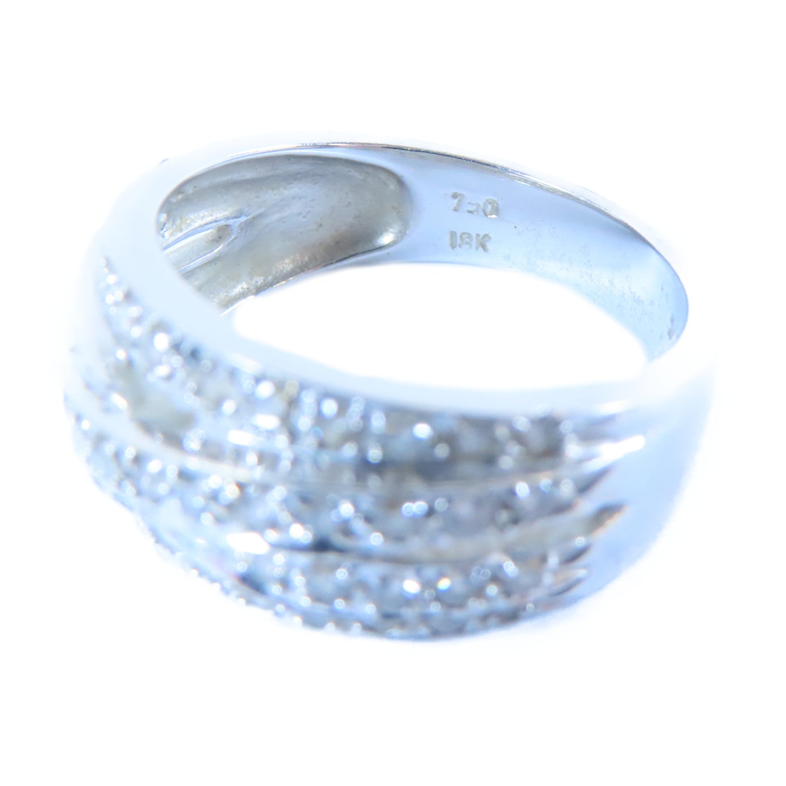 JEWELRY 【激減優惠】18K白金Diamond Ring鑽石戒指US#6.25