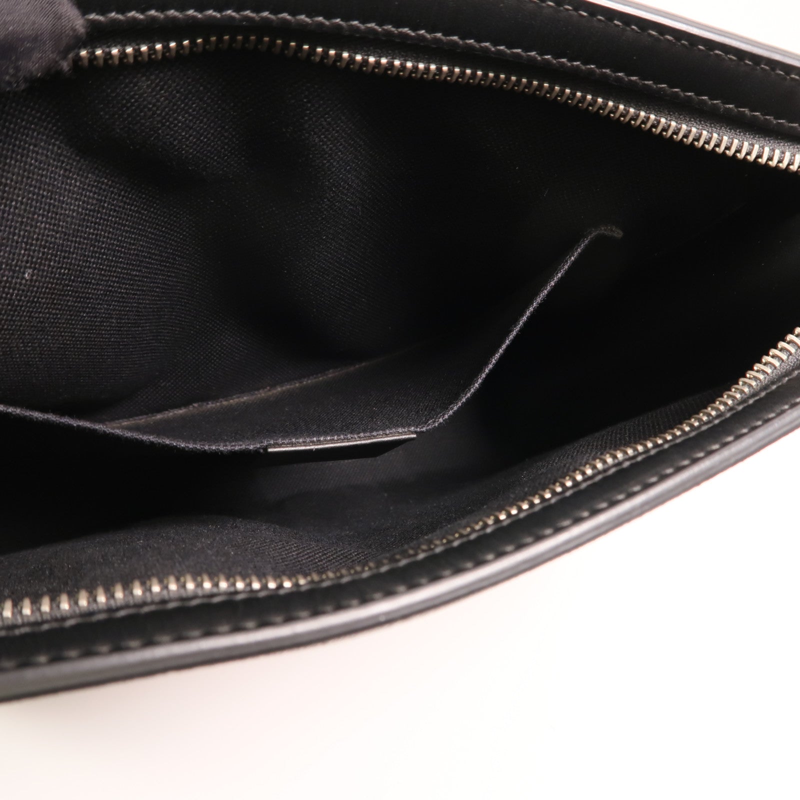 GUCCI GG帆布GG Supreme Web Pouch銀扣手拿包