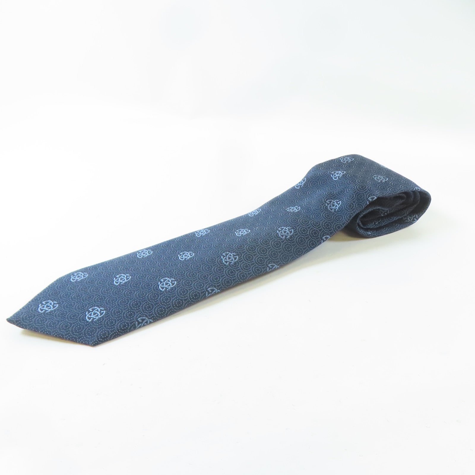 GUCCI 絲質Necktie領帶藍色