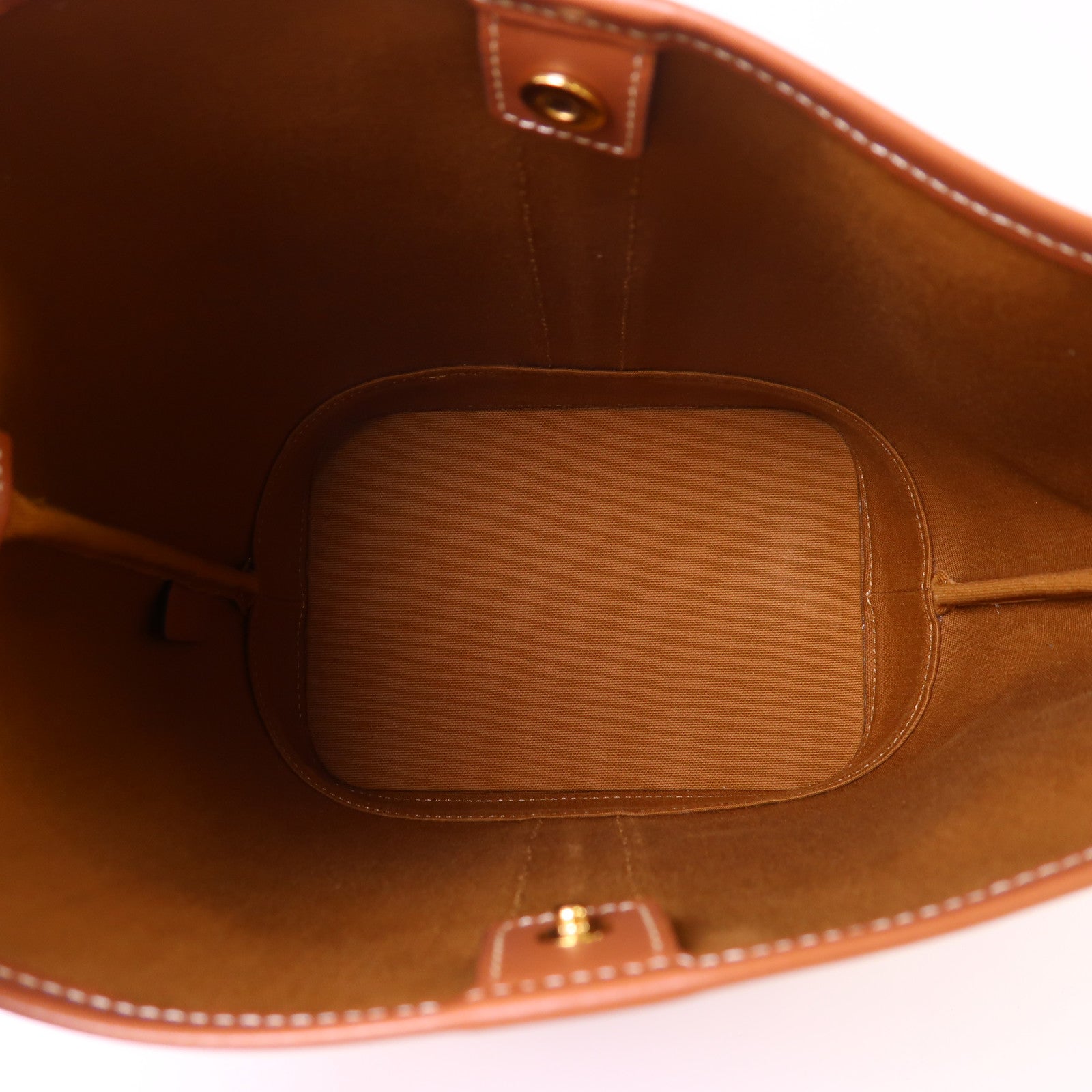 CELINE 塗層帆布Triomphe Small Bucket Bag金扣肩背袋