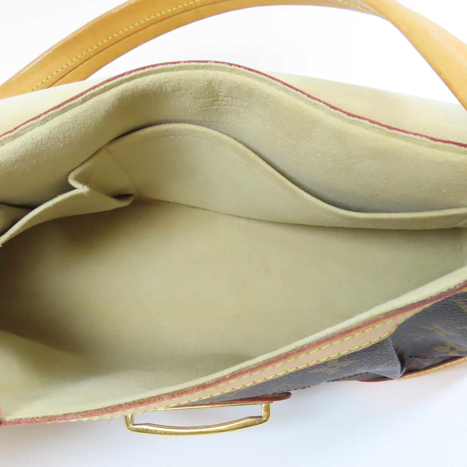 LOUIS VUITTON 【激減優惠】Monogram Beverly PM金扣肩背袋啡色