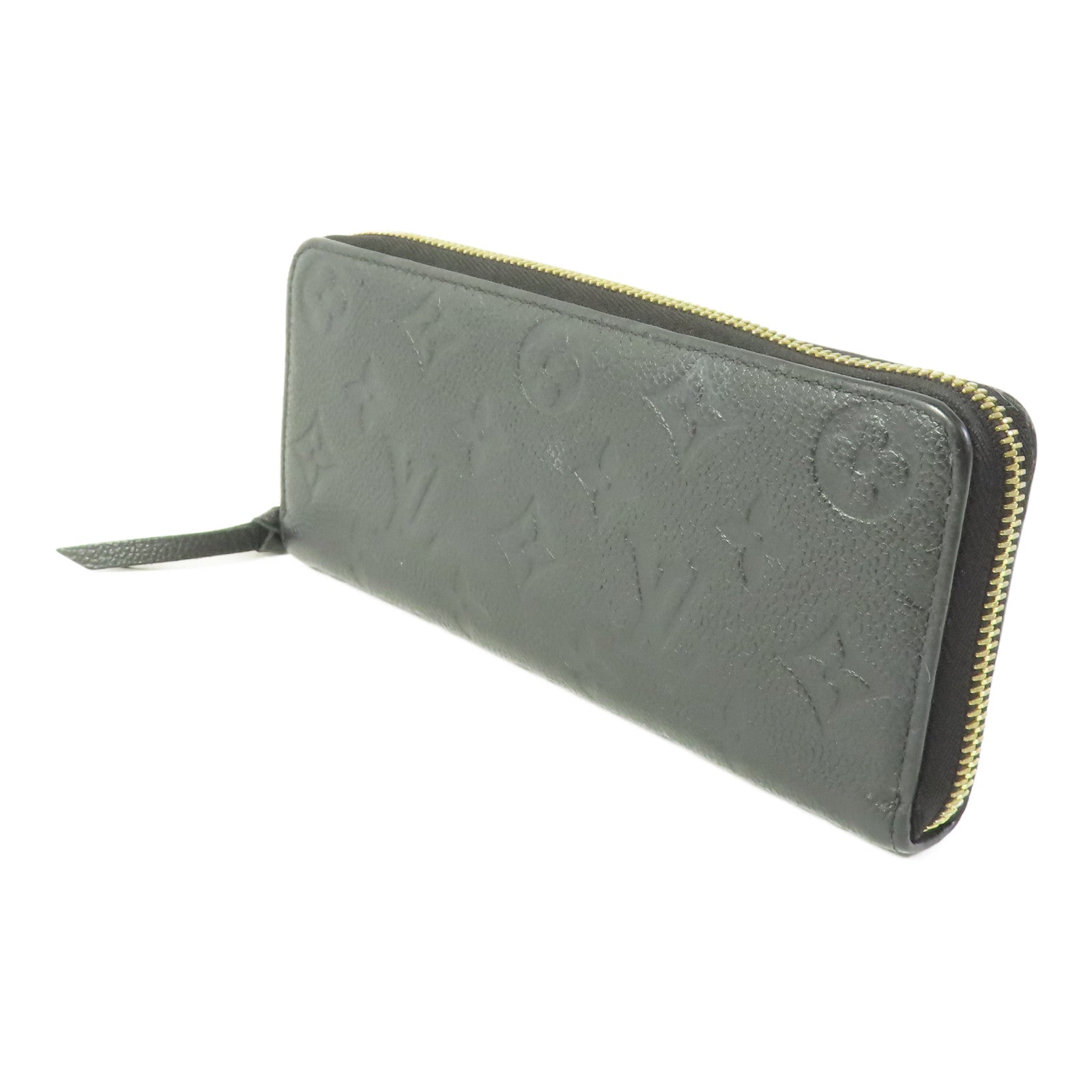 LOUIS VUITTON Monogram Empreinte Clemence Long Wallet金扣長錢包