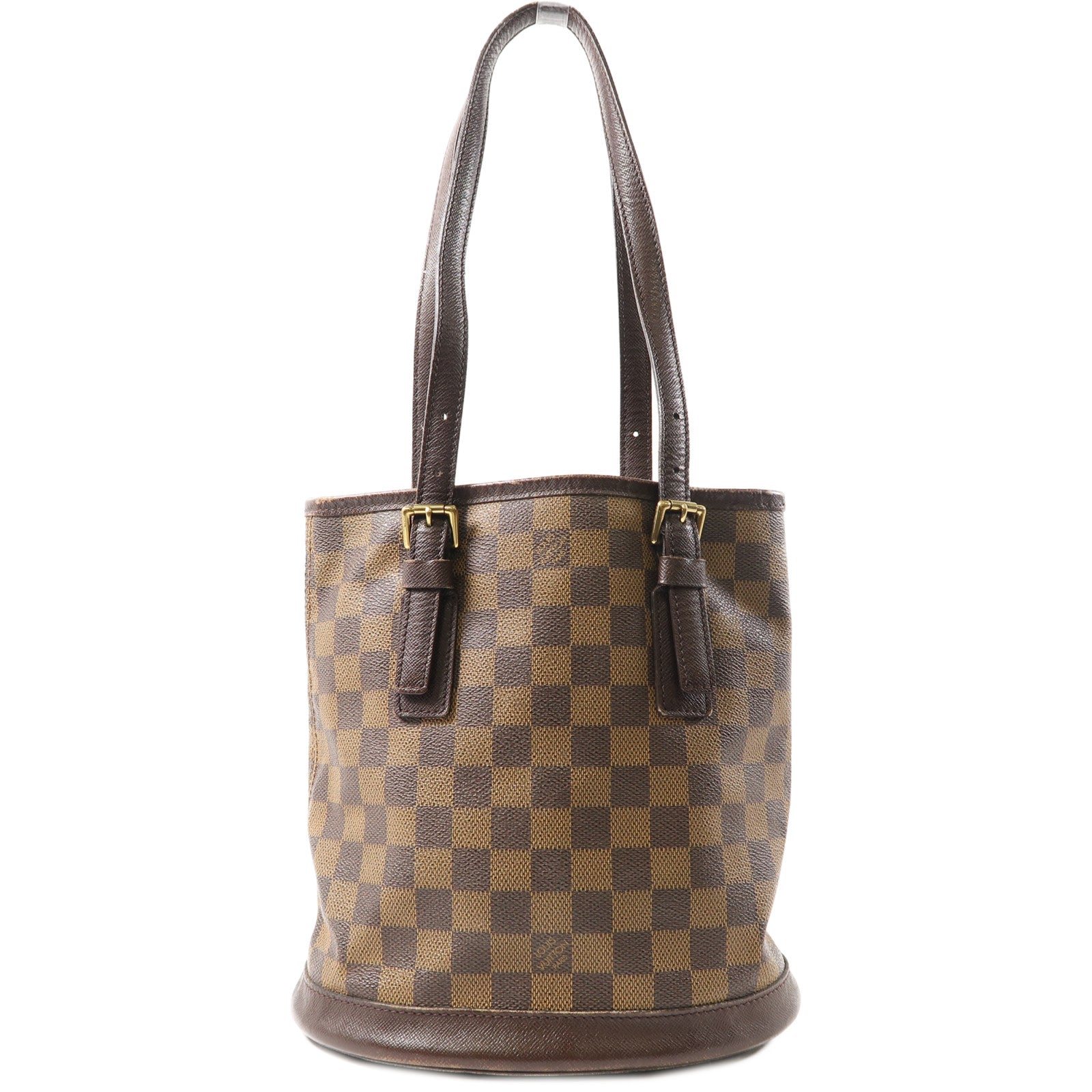LOUIS VUITTON 【激減優惠】Damier Marais金扣肩背袋啡色
