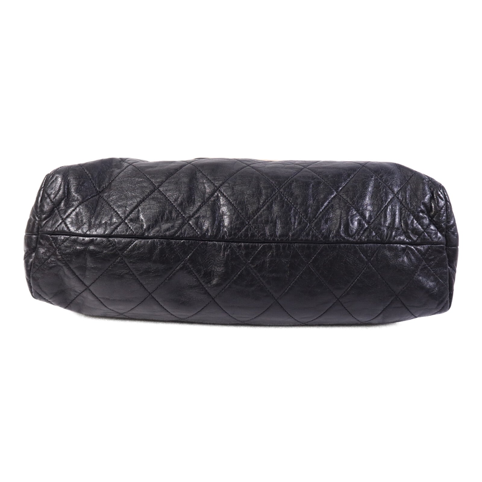 CHANEL 牛皮皮革Chain Shoulder Bag銀扣鏈帶肩背袋