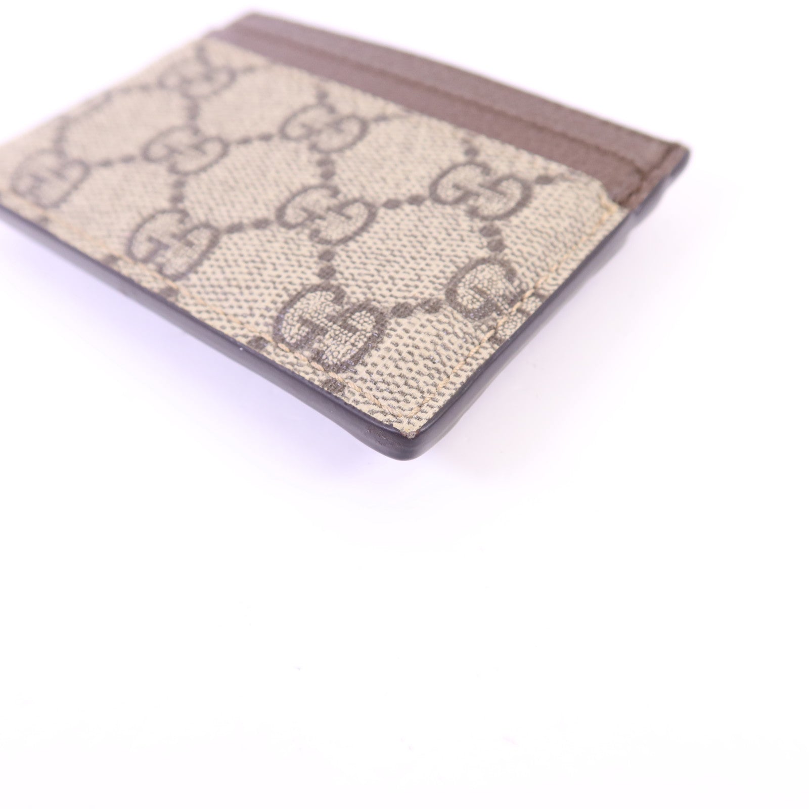 GUCCI 塗層帆布Card Case金扣卡片套