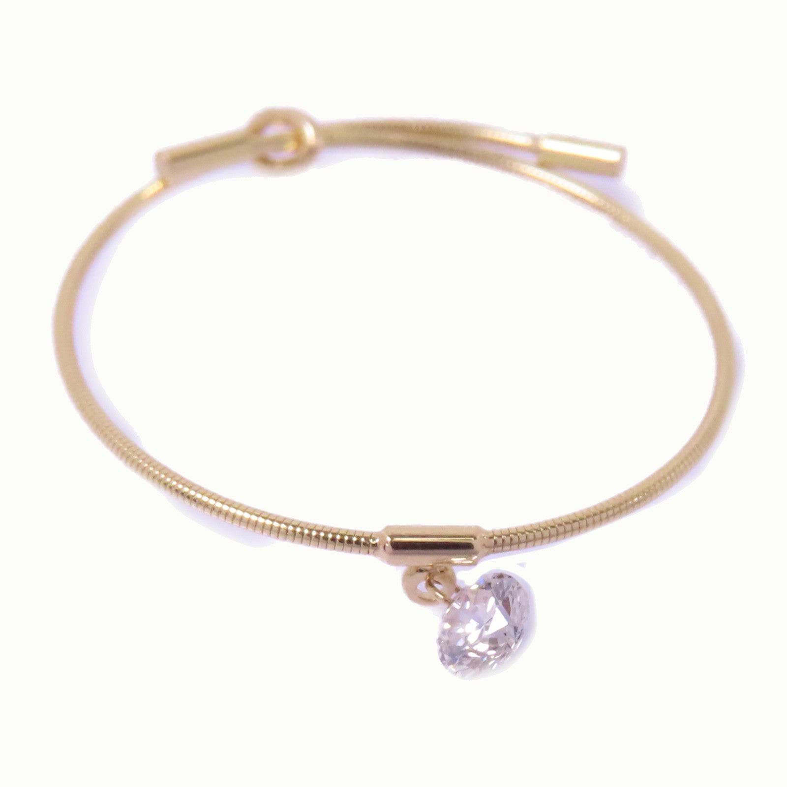 JEWELRY 18K黄金Diamond Ring 0.07ct鑽石戒指US#7