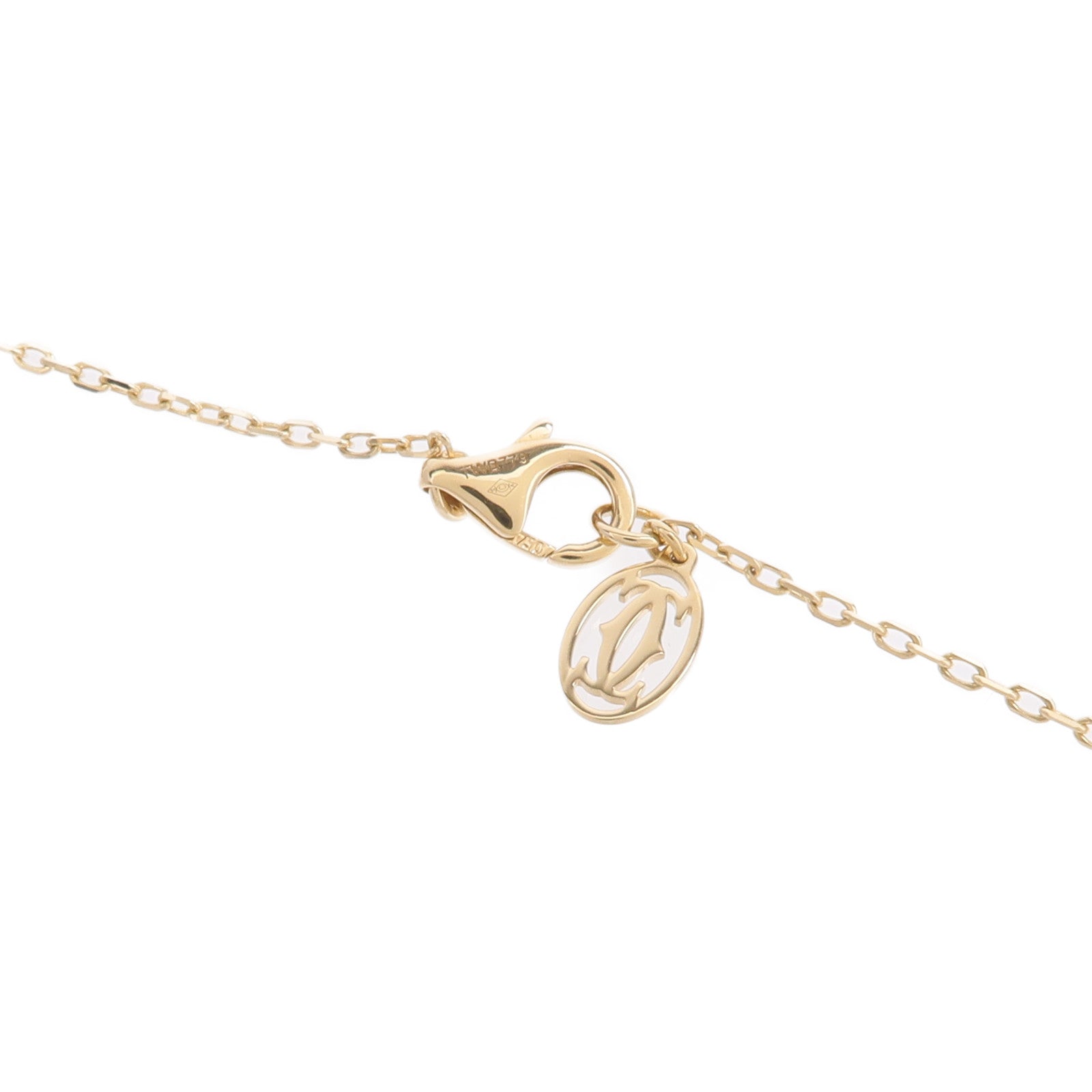 CARTIER 18K黃金Juste Un Clou鑽石項鍊