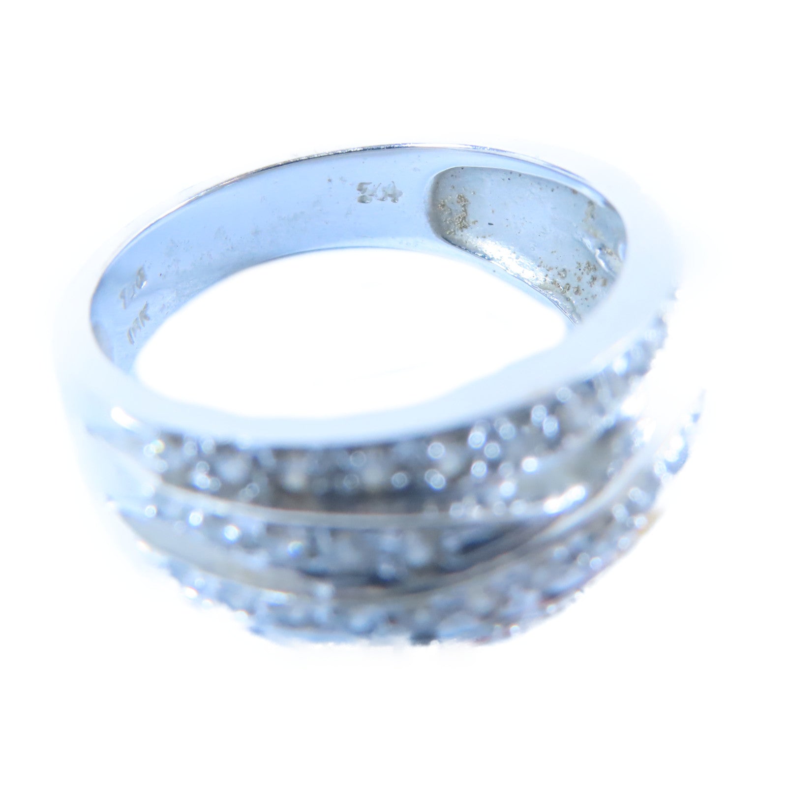 JEWELRY 【激減優惠】18K白金Diamond Ring鑽石戒指US#6.25