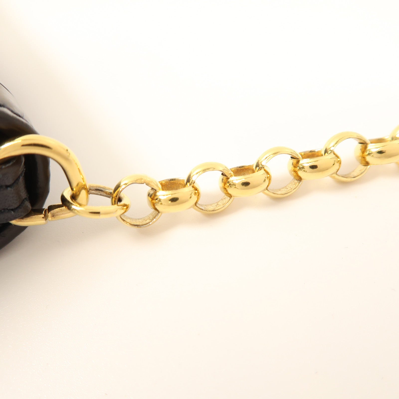 Chloe 牛皮皮革Chain Shoulder金扣鏈帶肩背袋
