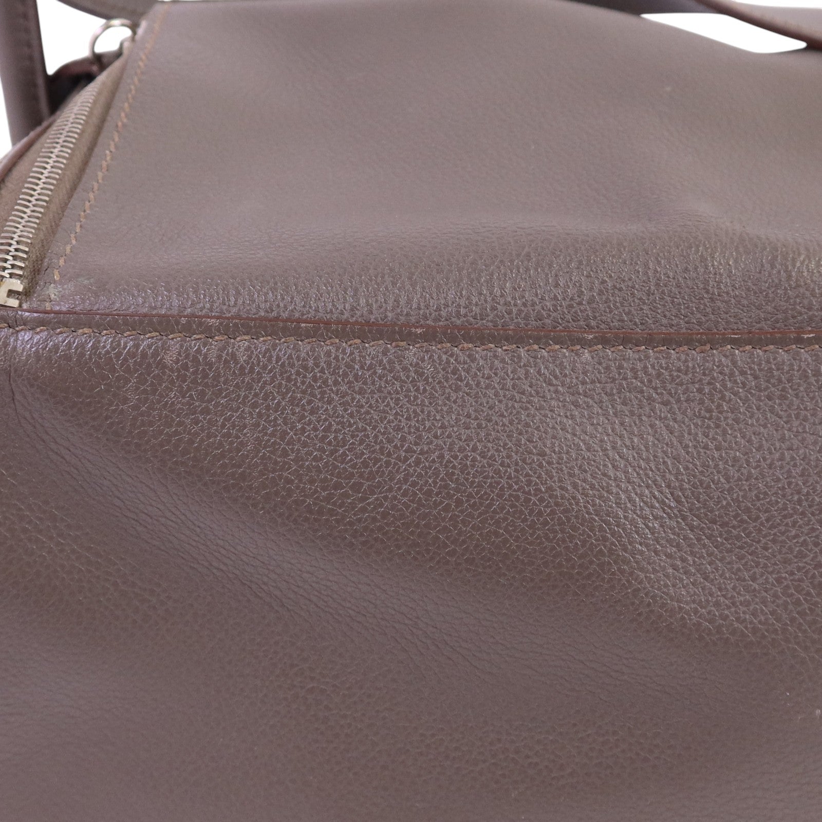 HERMES Evercolor皮革Lindy 26銀扣手挽肩背兩用袋Etain