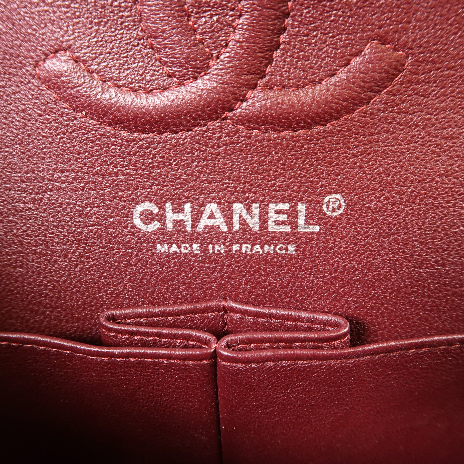 CHANEL 羊皮皮革Classic 23銀扣鏈帶肩背袋