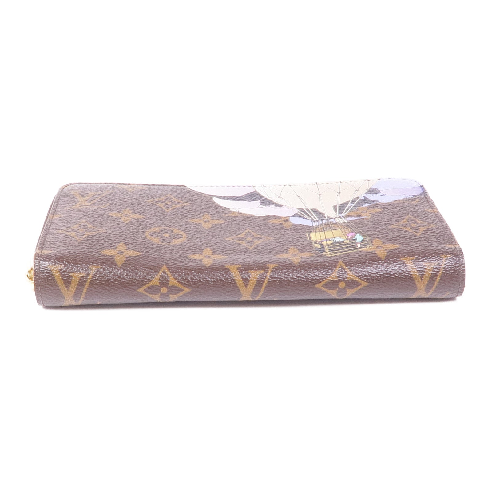 LOUIS VUITTON Monogram Zipper Long Wallet金扣長錢包