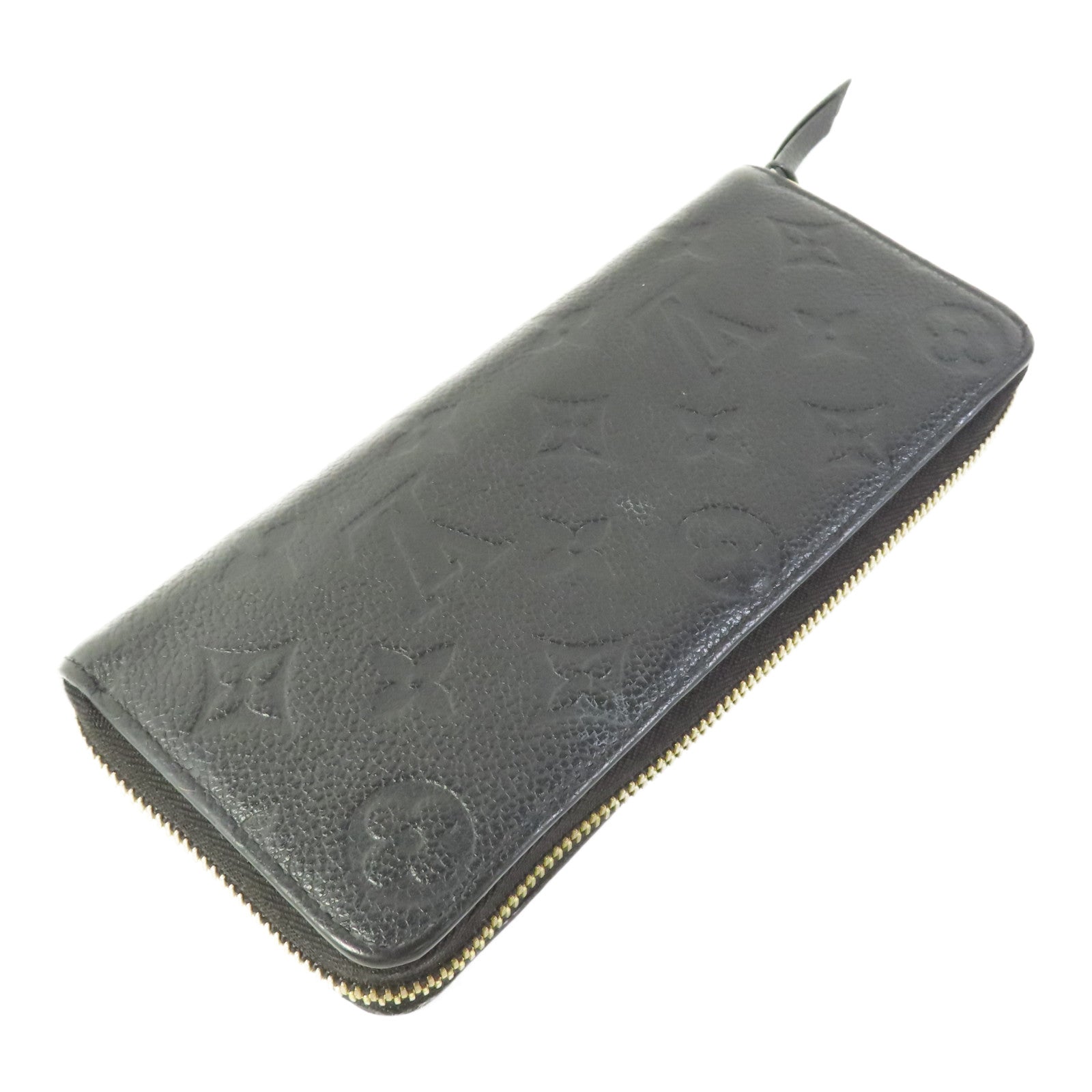 LOUIS VUITTON Monogram Empreinte Clemence Long Wallet金扣長錢包