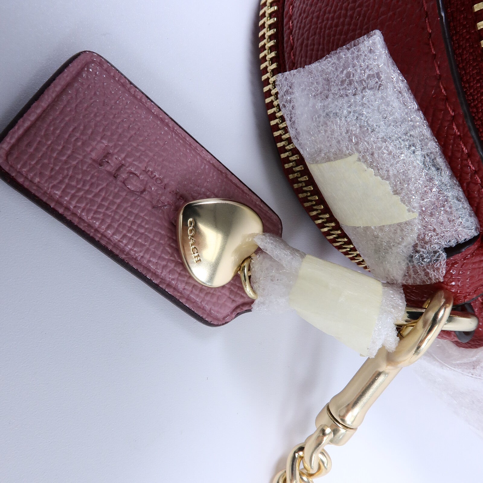 COACH 牛皮皮革Heart Crossbody In Colorblock手挽肩背兩用袋