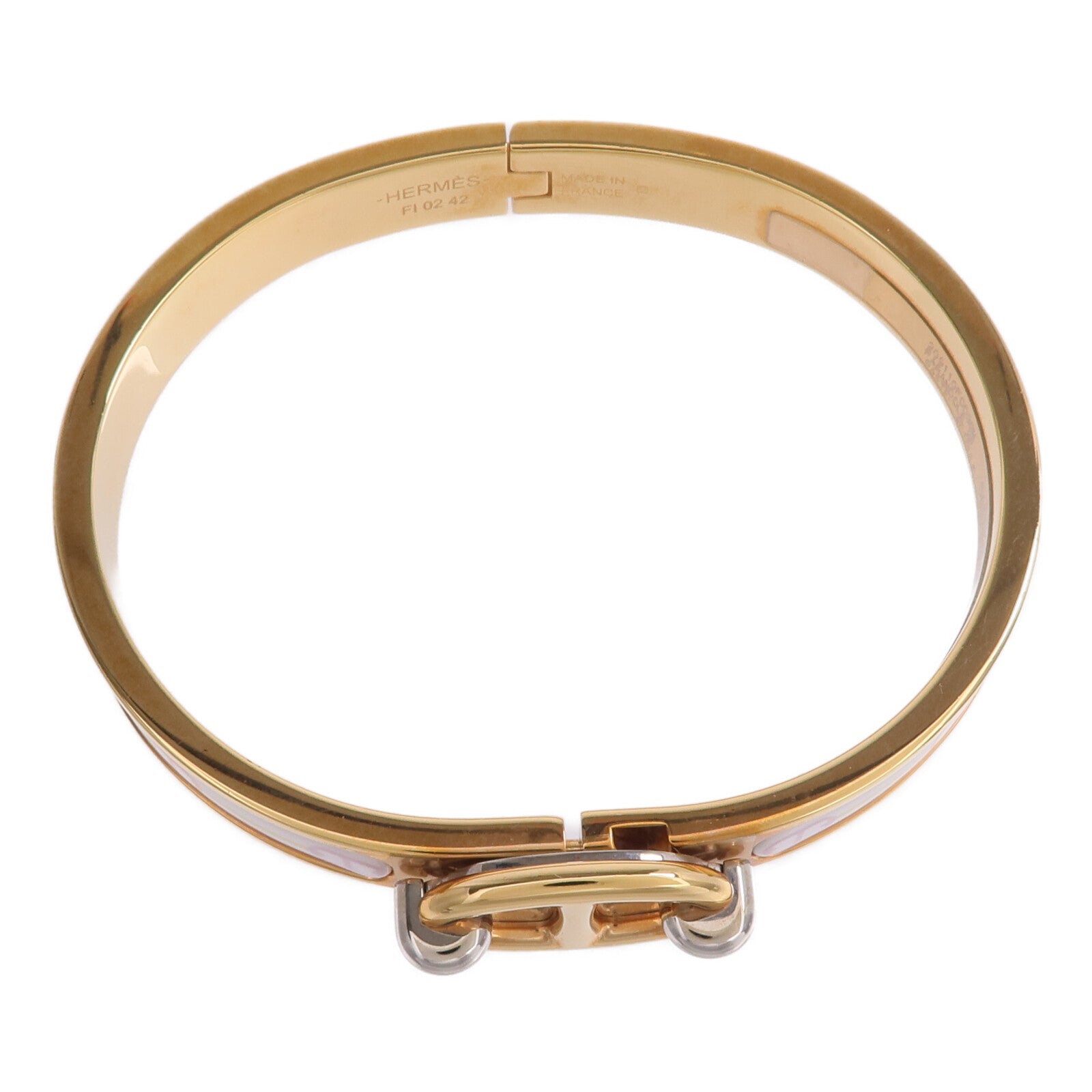 HERMES 金屬/琺瑯Mini Clic Chaine d'Ancre Bracelet手鐲